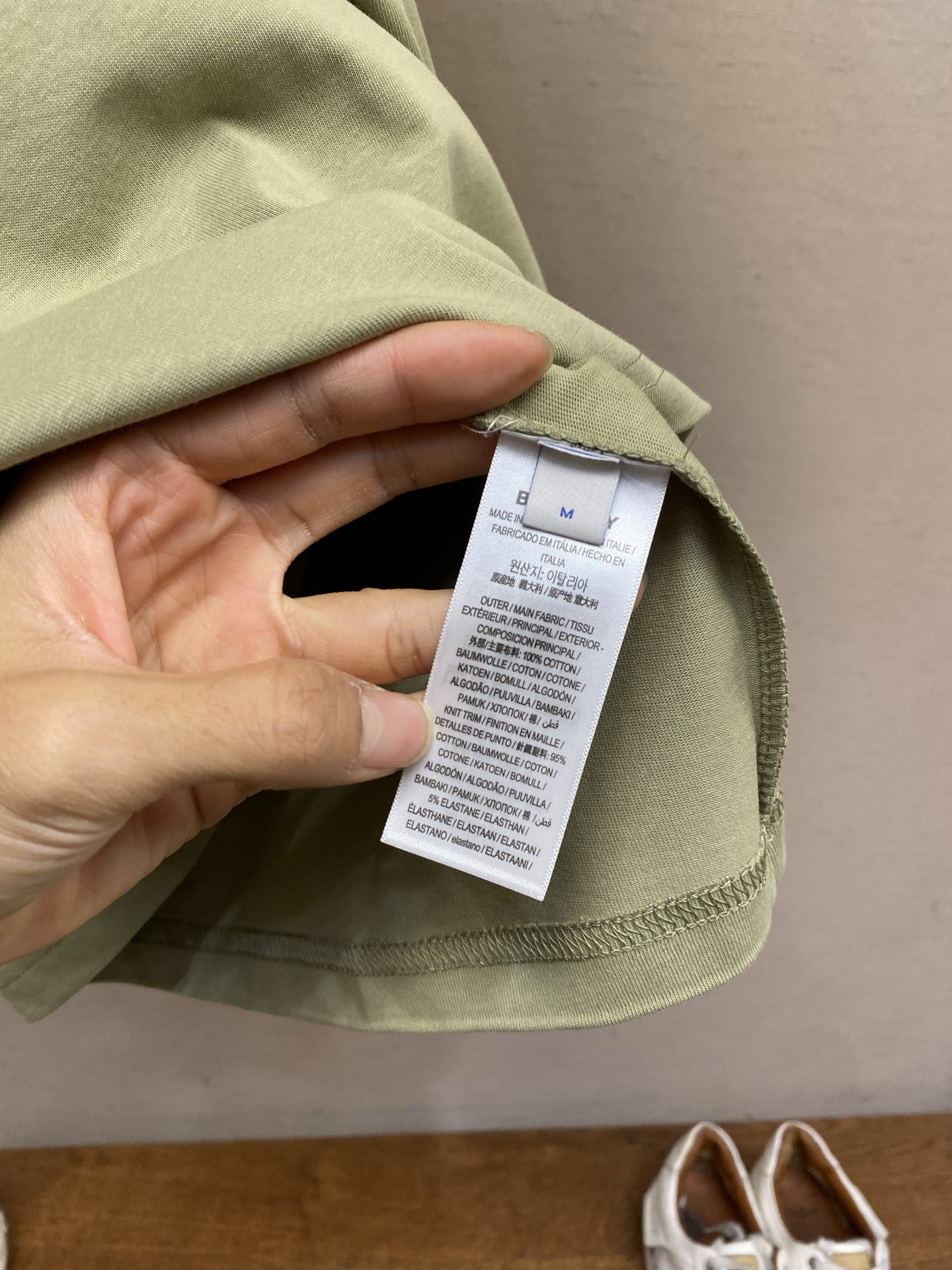 🌟🌟BBR Burberry男士短袖T恤， 柔软透气，夏天穿超舒服!背部草书Logo+格纹刺绣，细节满分