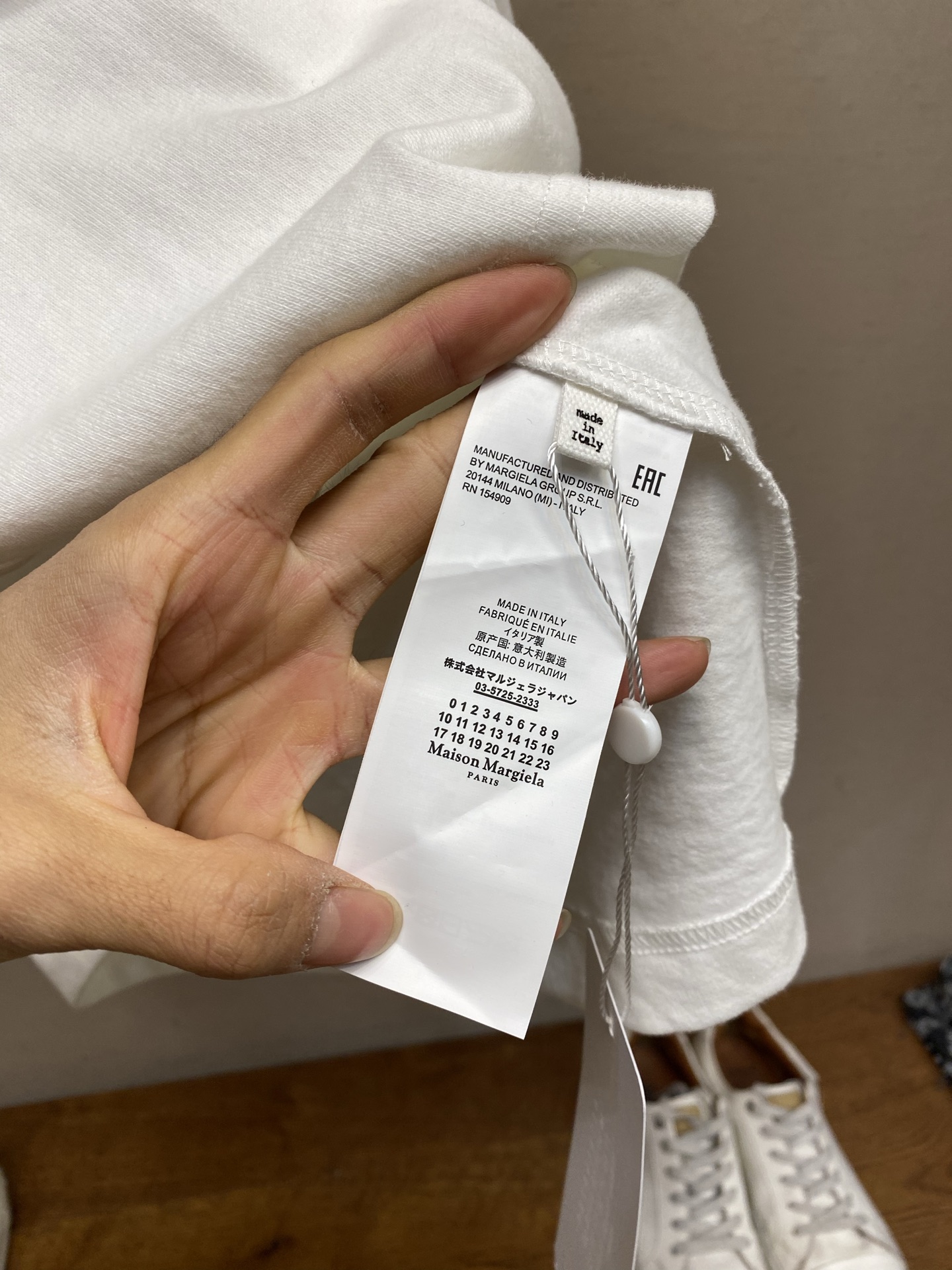 마르지엘라 하이웨이트 크루넥 루즈핏 반팔 티셔츠 48217 이미지 8
