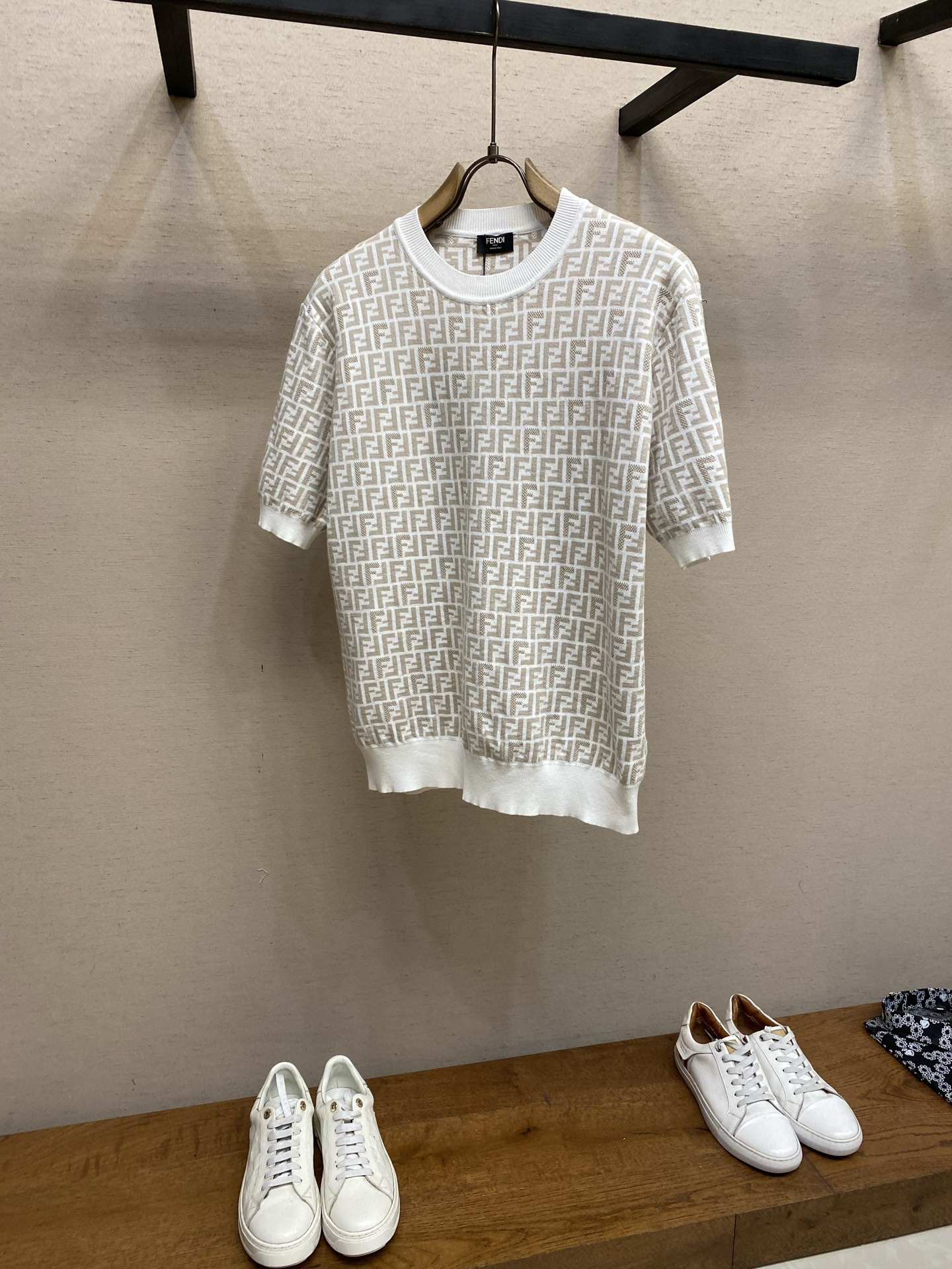 펜디 모노그램 FF 프린트 니트 1529 Fendi T Shirt