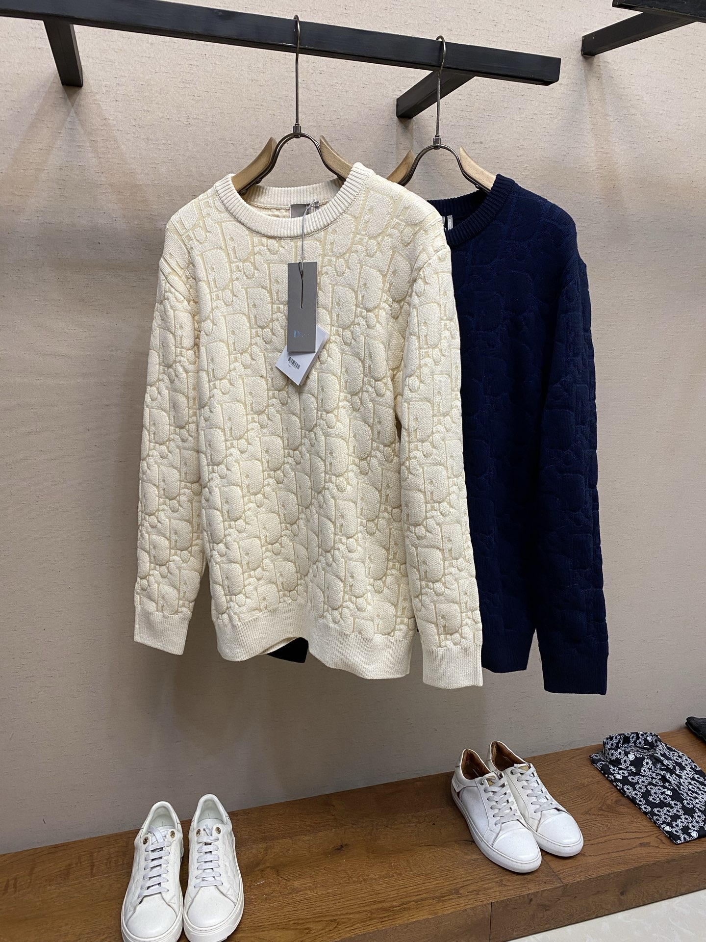 🌟🌟Dior Dior Oblique提花针织衫，经典 标志性Oblique图案，品牌辨识度超高 高品质