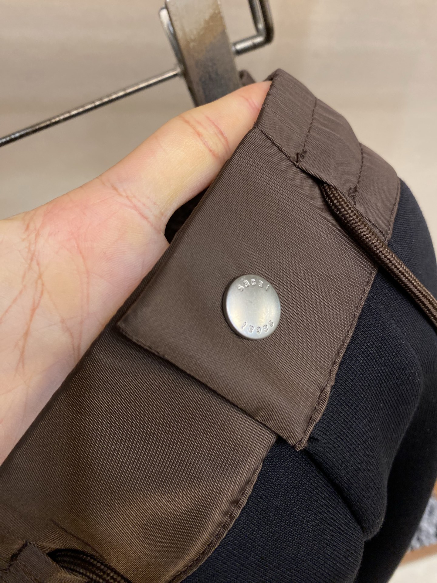 🌟🌟 Sacai Drawstring Wide-Leg Trousers 解构拼接撞色系绳3D裁剪弯刀