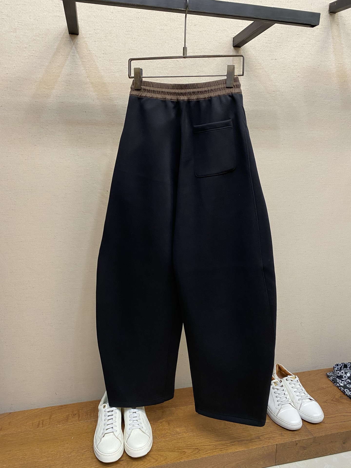 🌟🌟 Sacai Drawstring Wide-Leg Trousers 解构拼接撞色系绳3D裁剪弯刀