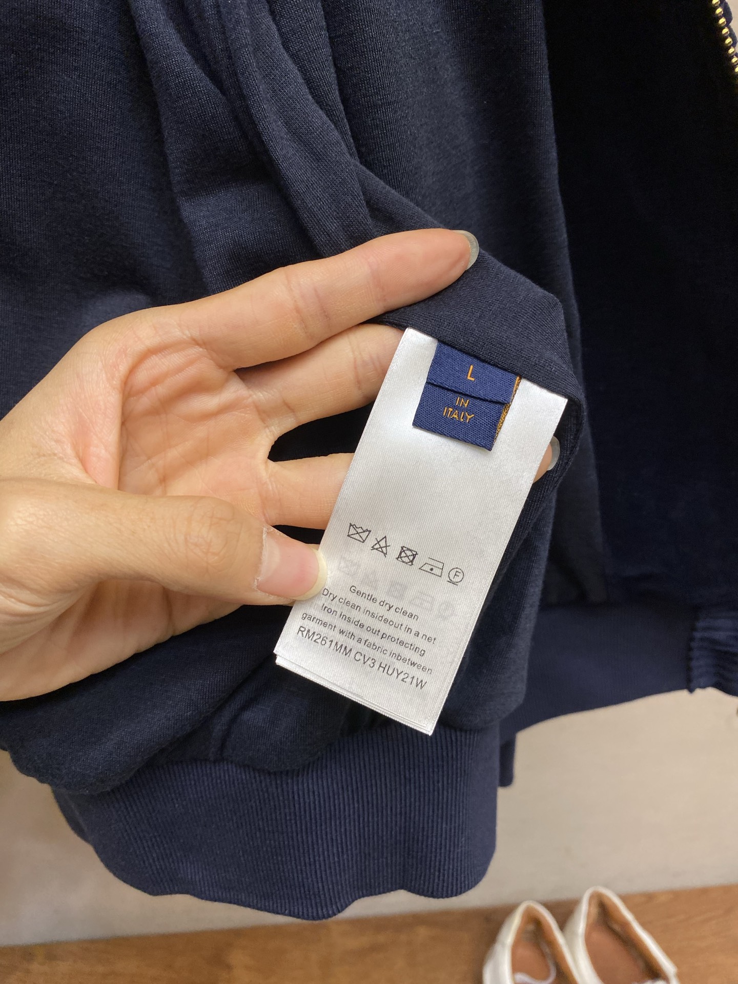 。（外套）🌟🌟1V 丝绒拉链口袋罗纹运动衫 正品20700购入开发 定染100%棉丝绒400克 定染10