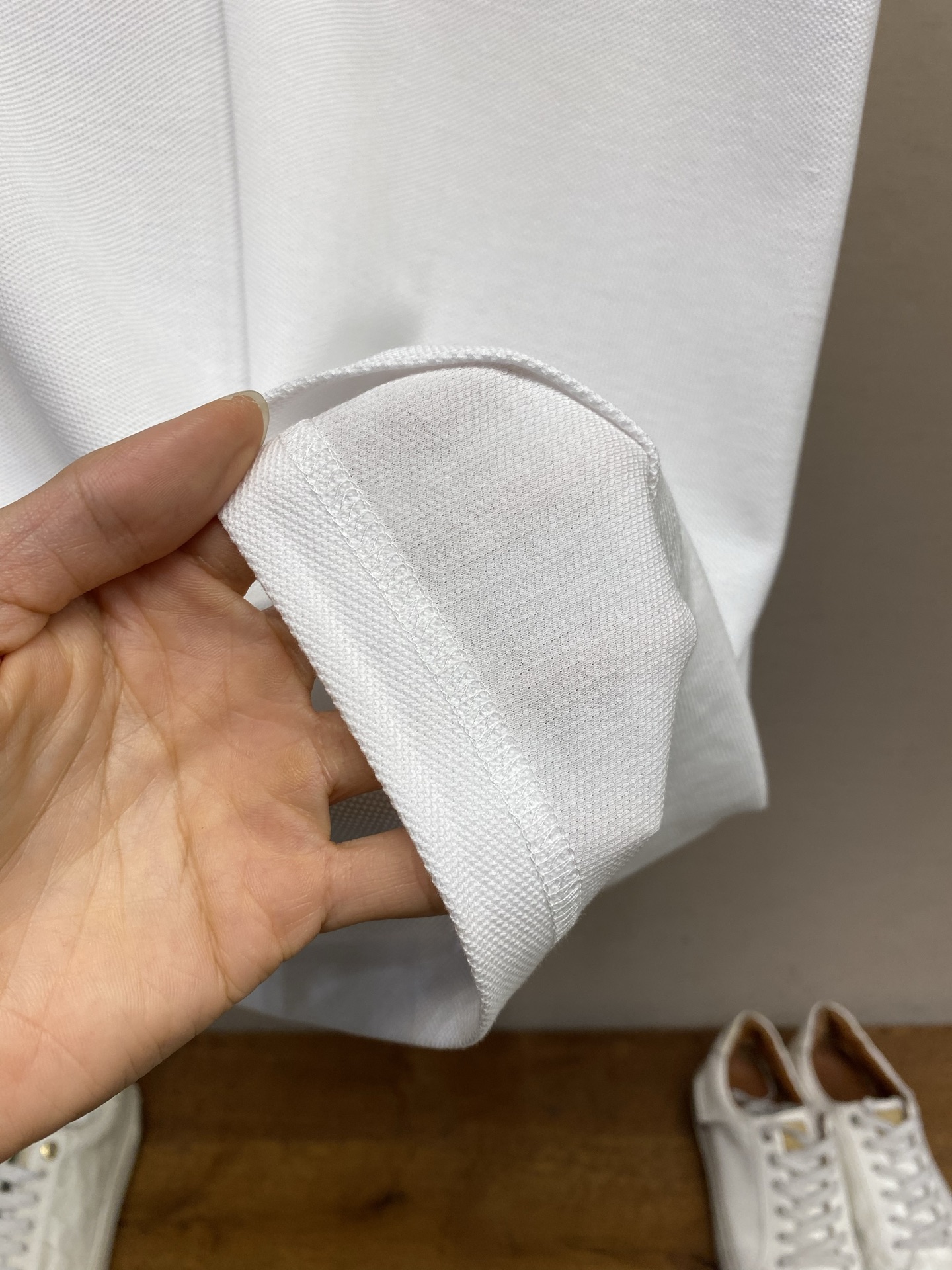 🌟🌟Moncler 刺绣标识短袖休闲POLO衫 正品3500购入开发 100%精梳棉六棱珠地布220克 