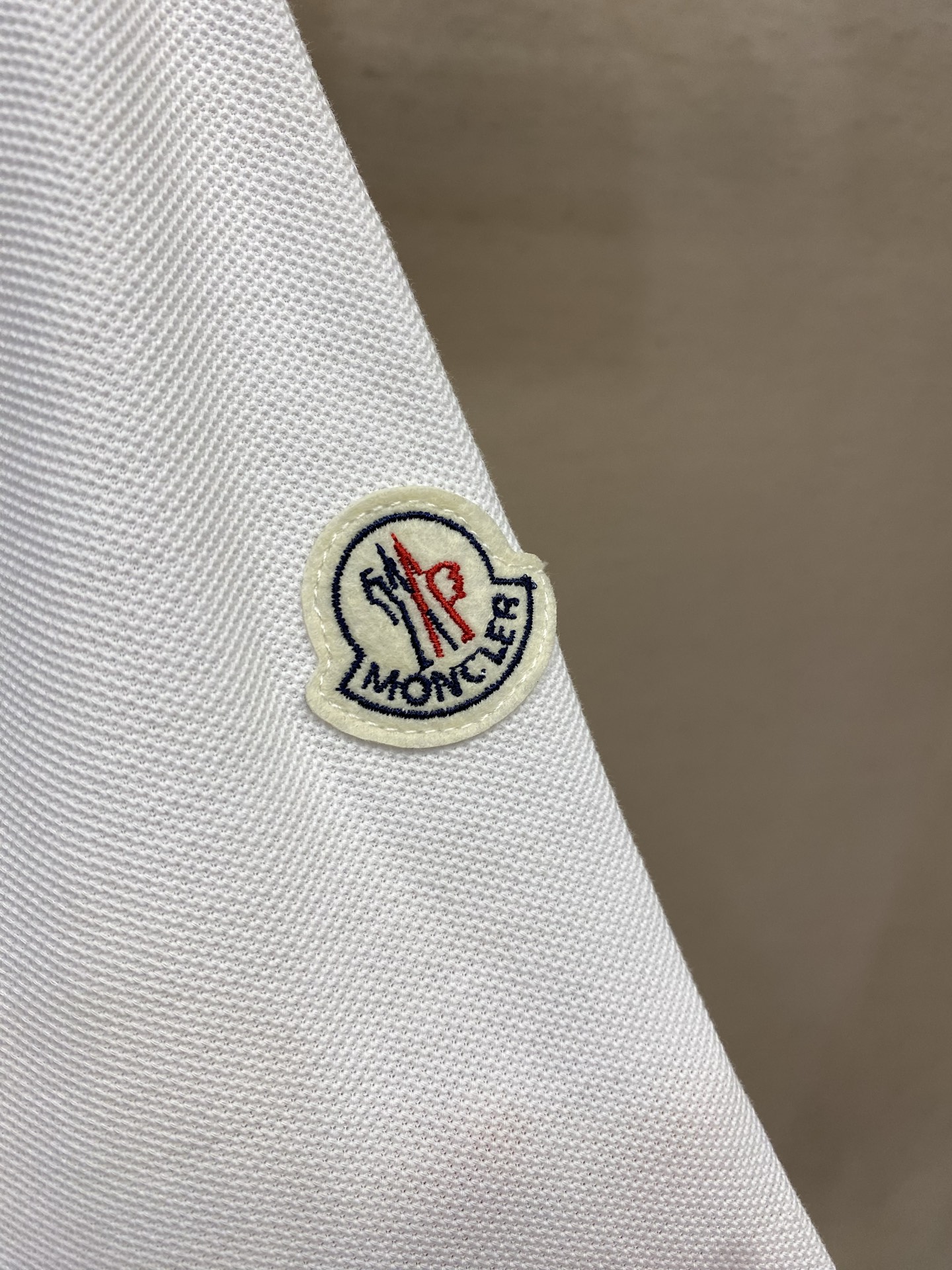 🌟🌟Moncler 刺绣标识短袖休闲POLO衫 正品3500购入开发 100%精梳棉六棱珠地布220克 