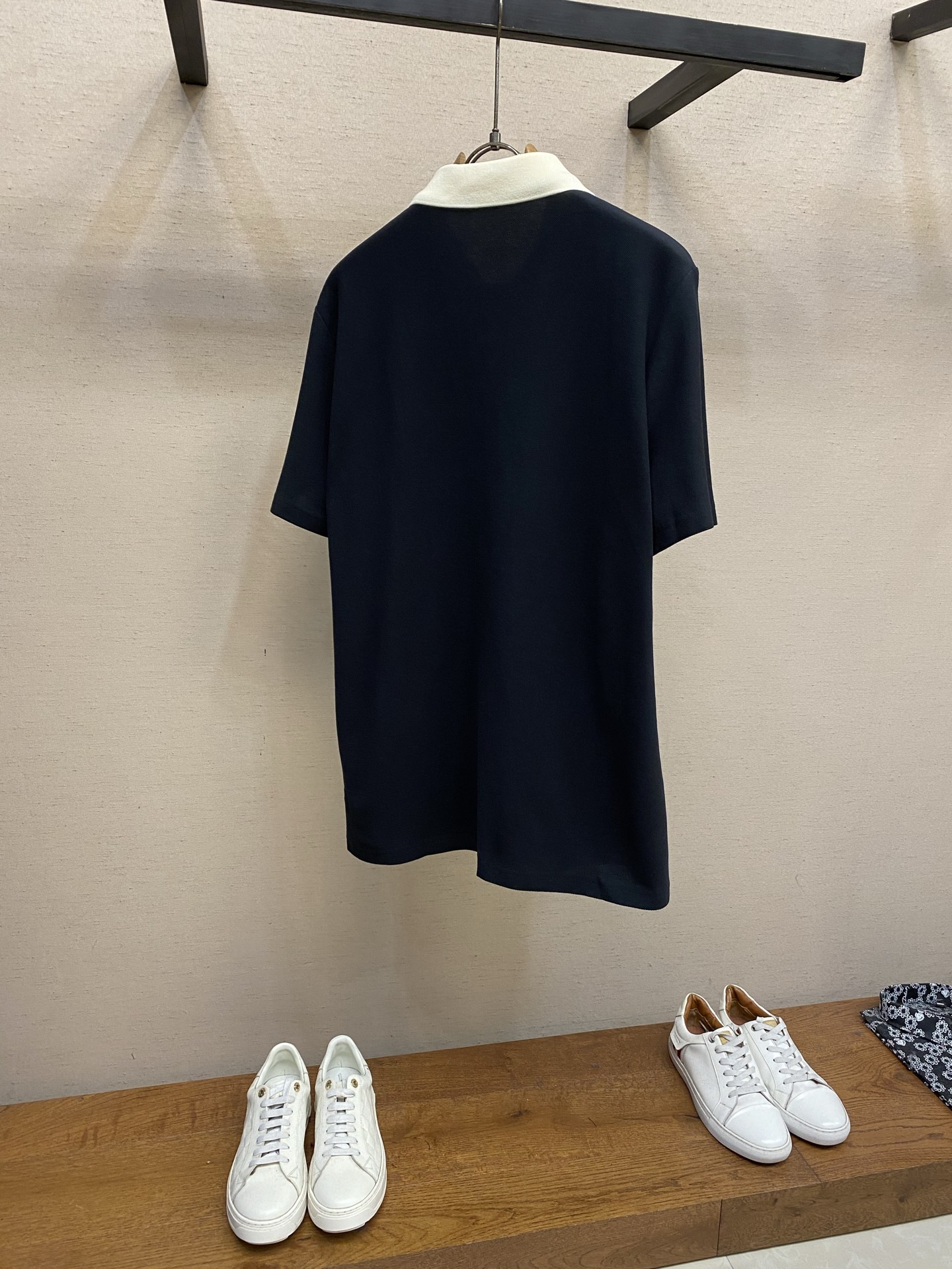 🌟🌟Moncler 刺绣标识短袖休闲POLO衫 正品3500购入开发 100%精梳棉六棱珠地布220克 