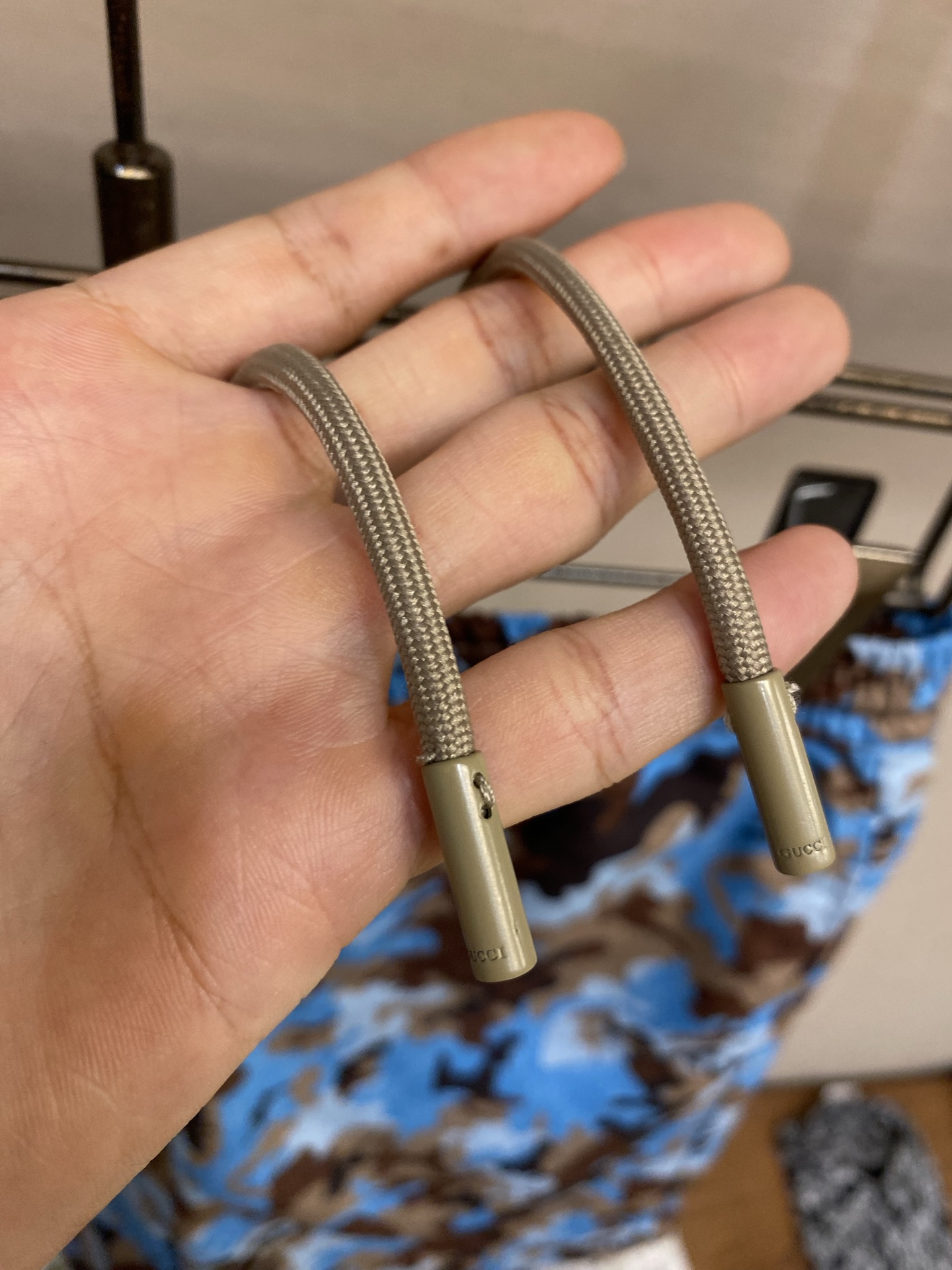 。（短裤）🌟🌟Gucci 26春夏新品，迷彩图案以印花细节匠心呈现，经典双G老花多出对花对位复原，两侧开