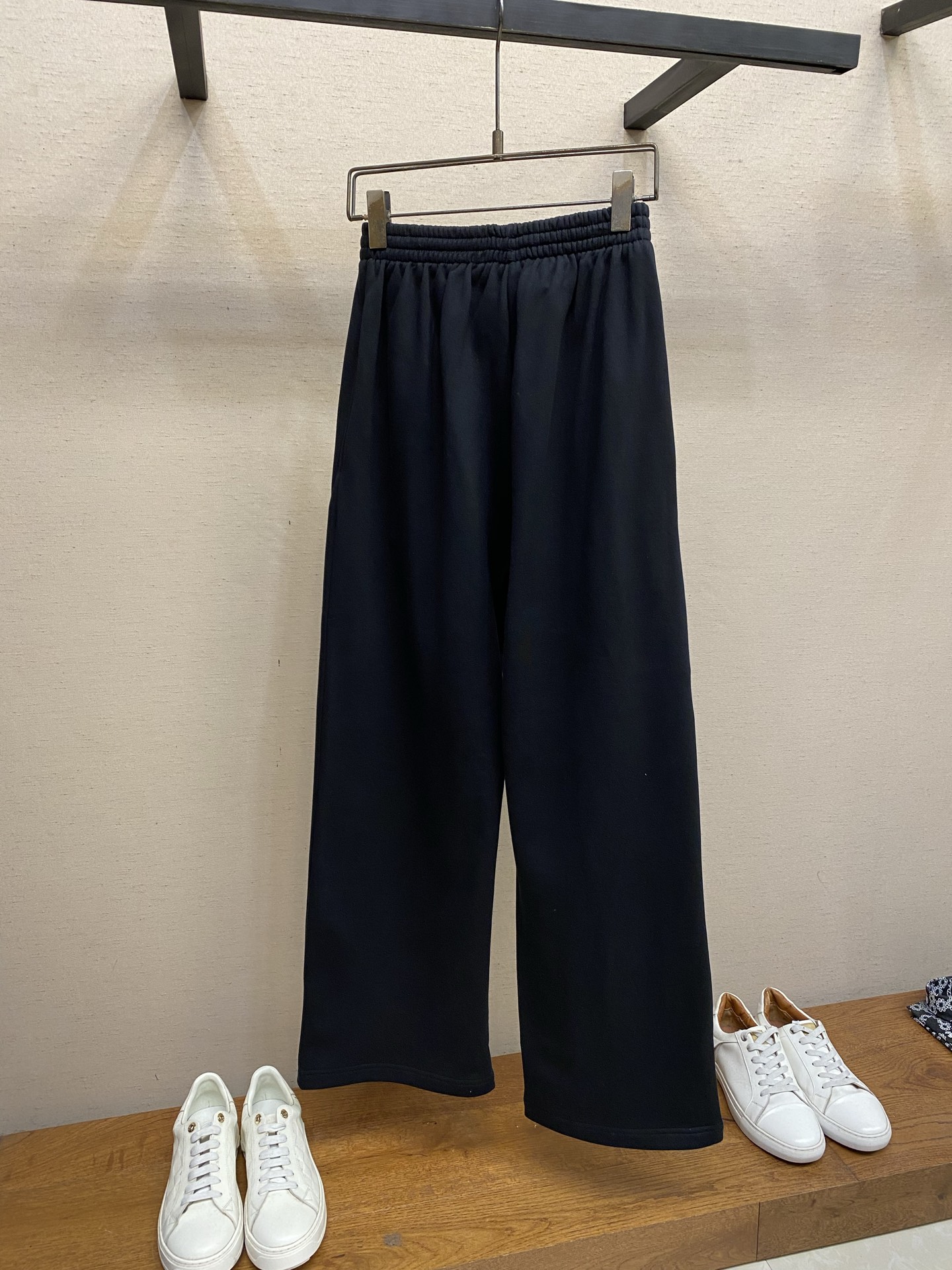 🌟🌟Balenciaga ，字母刺绣松紧腰休闲裤 正品5443购入开发 100%巴黎棉380克 100%