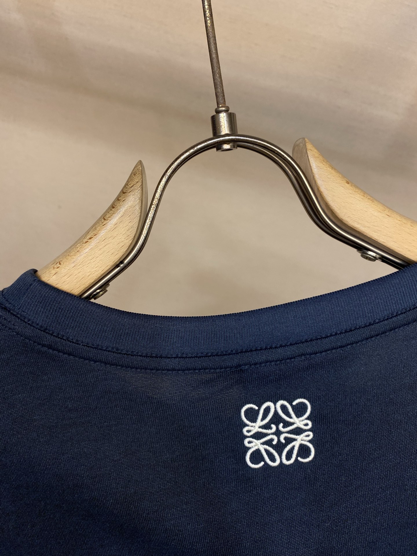 🌟🌟Loewe ，棉质混纺字母印花短袖T恤 正品4800购入开发 定制230克丝盖棉平纹面料 32支双纱