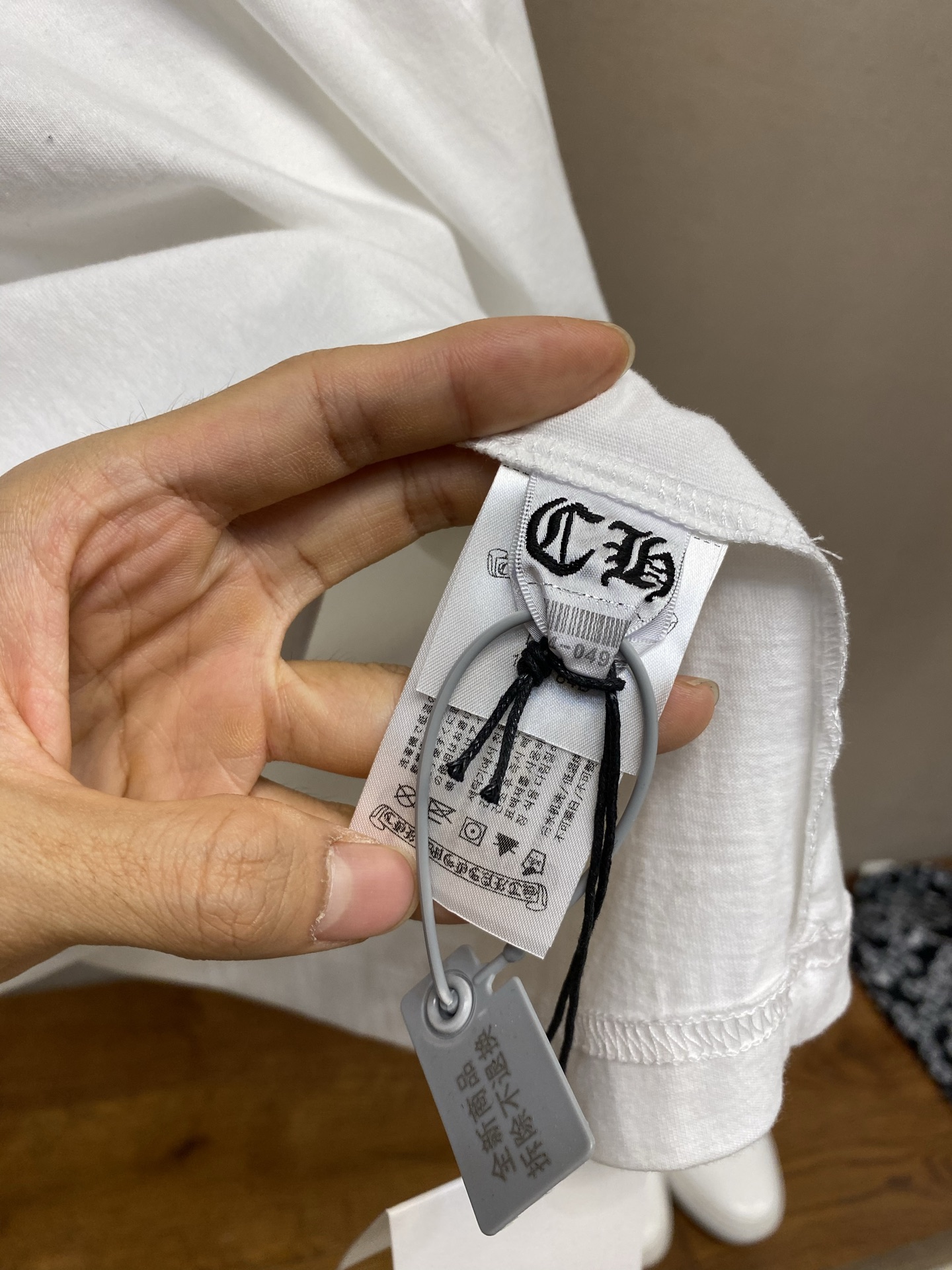 🌟🌟 Chrome Hearts ，26SS图案印花圆领短袖 正品4900购入开发 21支爽滑平纹布18
