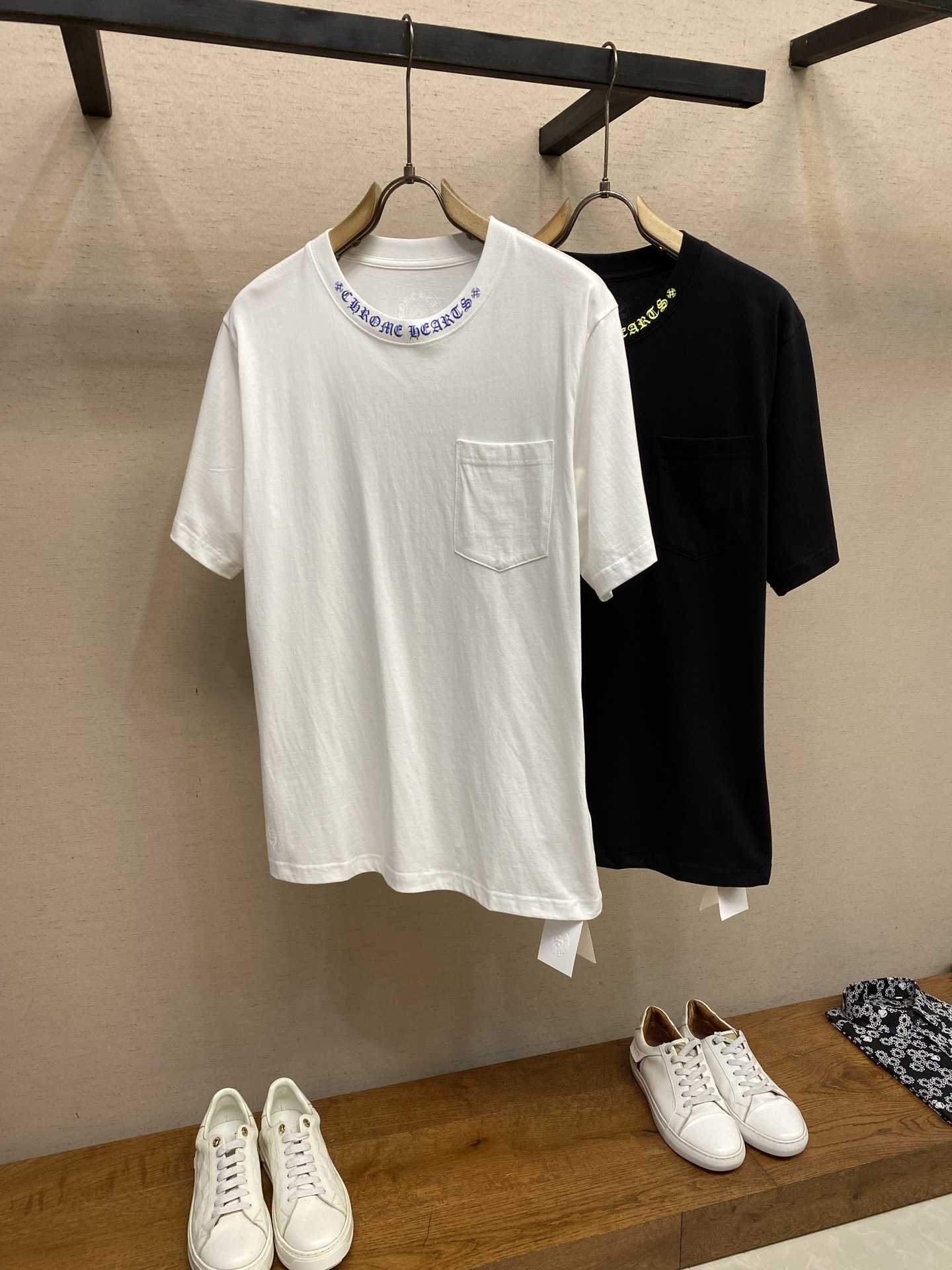 🌟🌟 Chrome Hearts ，26SS图案印花圆领短袖 正品4900购入开发 21支爽滑平纹布18