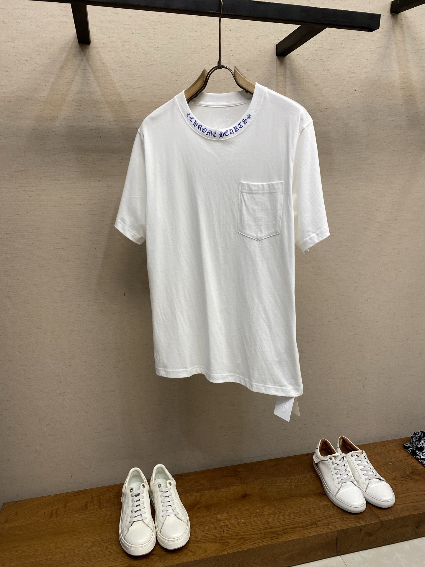 🌟🌟 Chrome Hearts ，26SS图案印花圆领短袖 正品4900购入开发 21支爽滑平纹布18