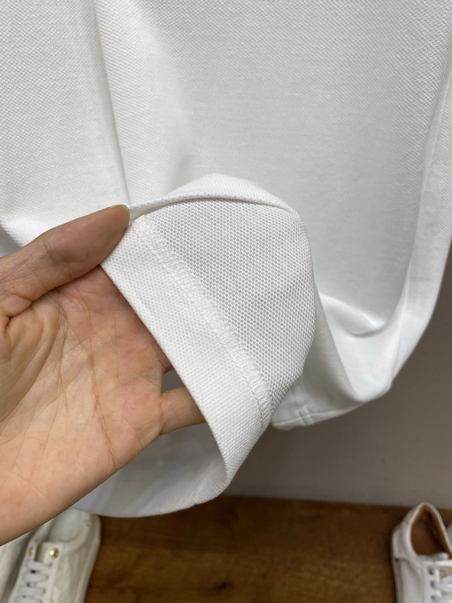 🌟🌟Moncler ，标识贴片棉质珠地POLO衫 正品3950购入开发 40支100%精梳棉珠地面料22