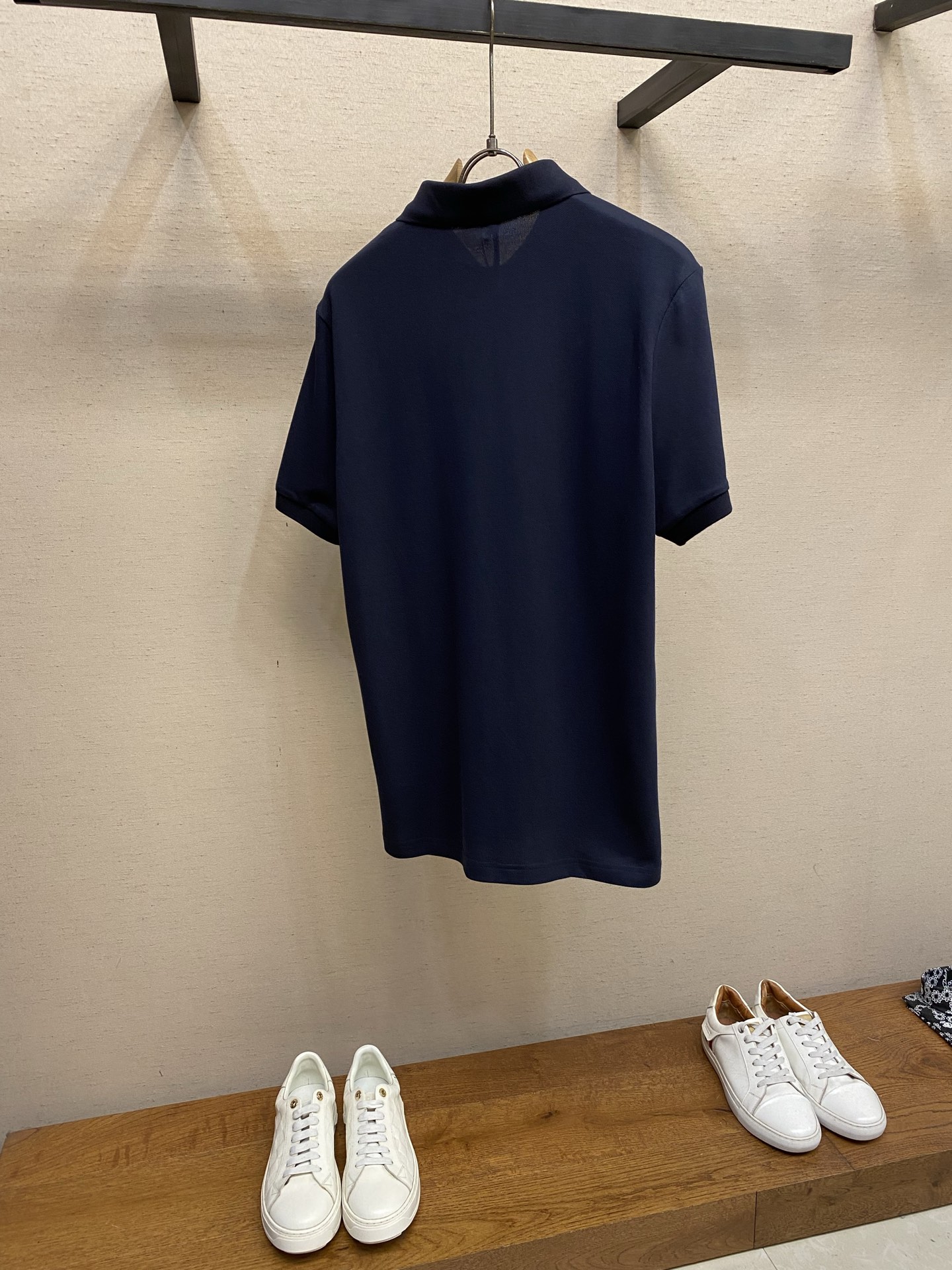 🌟🌟Moncler ，标识贴片棉质珠地POLO衫 正品3950购入开发 40支100%精梳棉珠地面料22
