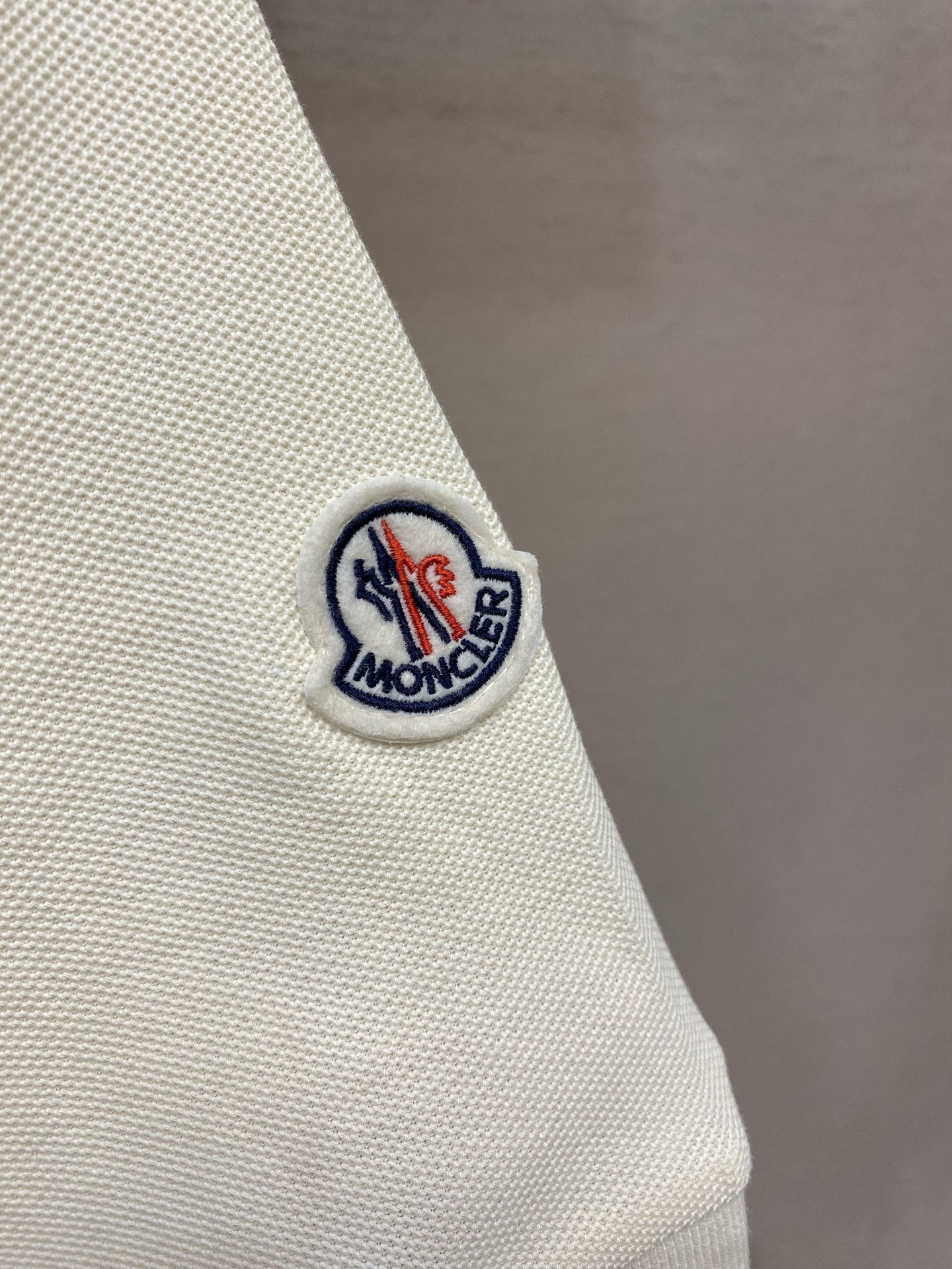 🌟🌟Momcler ，字母组合棉质珠地POLO衫 正品3700购入开发 100%长绒棉六棱珠地面料260