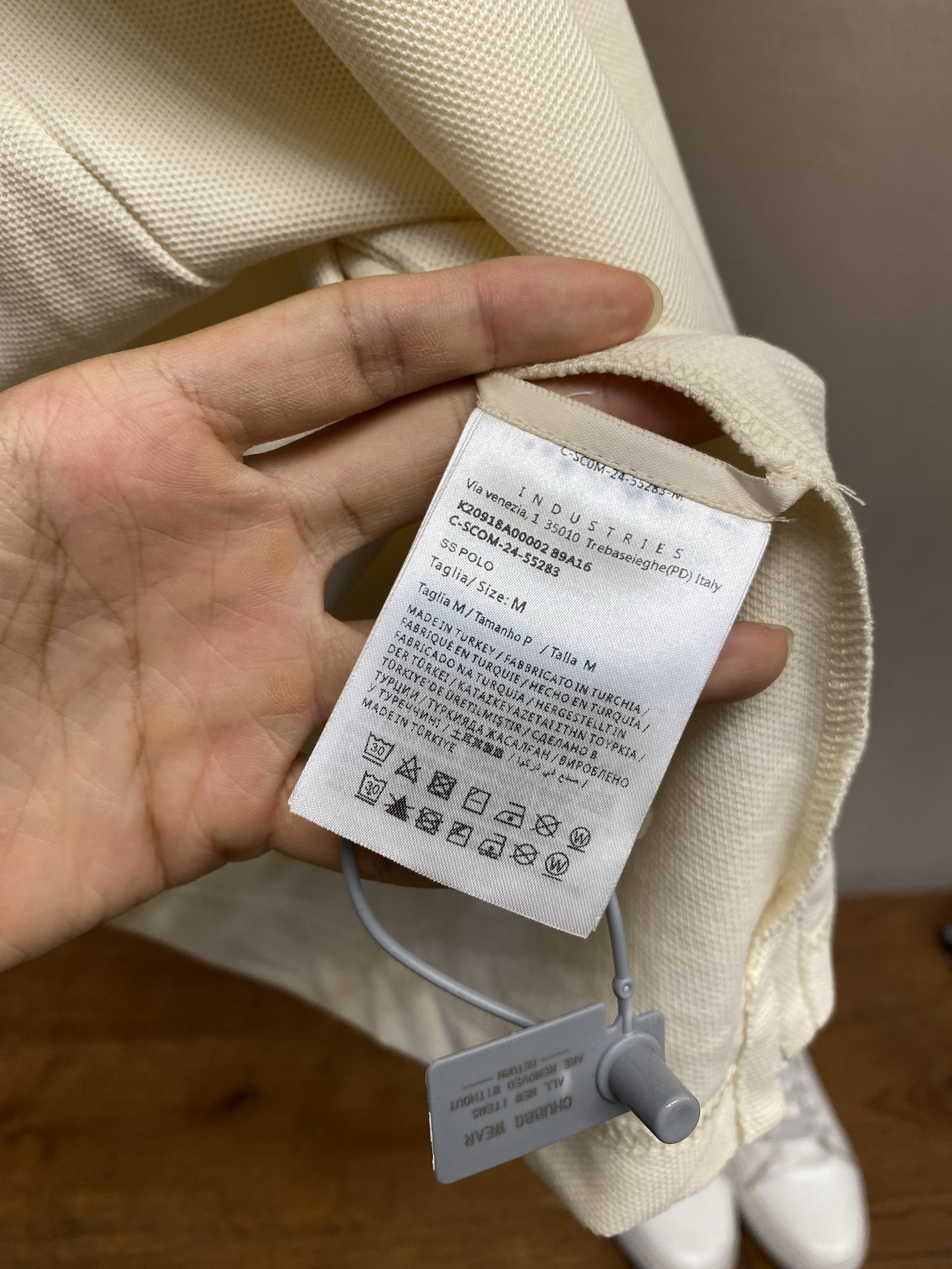 🌟🌟Momcler ，字母组合棉质珠地POLO衫 正品3700购入开发 100%长绒棉六棱珠地面料260
