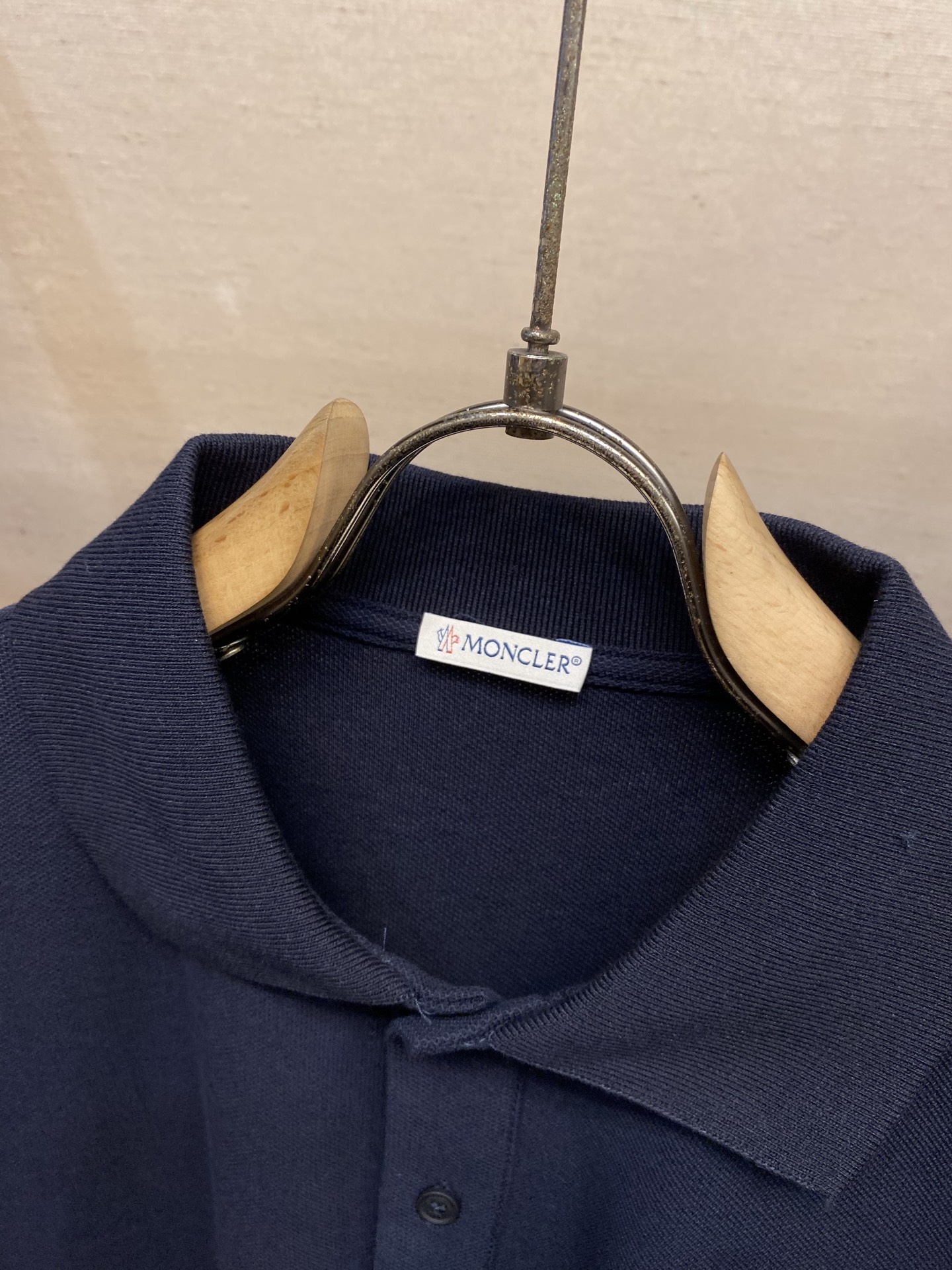 🌟🌟Momcler ，字母组合棉质珠地POLO衫 正品3700购入开发 100%长绒棉六棱珠地面料260