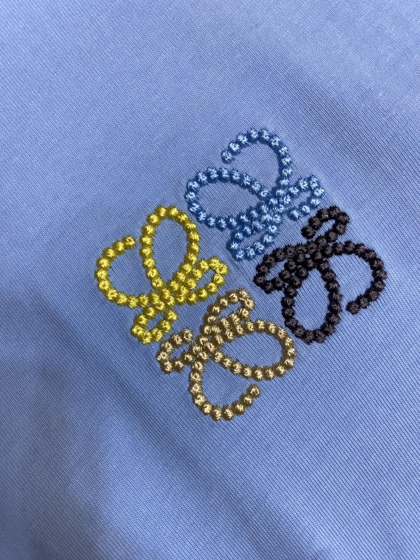 🌟🌟Loewe ，新款短袖yyds😍 日常出门闭眼搭定制纯棉弹力棉面料短袖T恤 魅力在于创造了简约奢华感