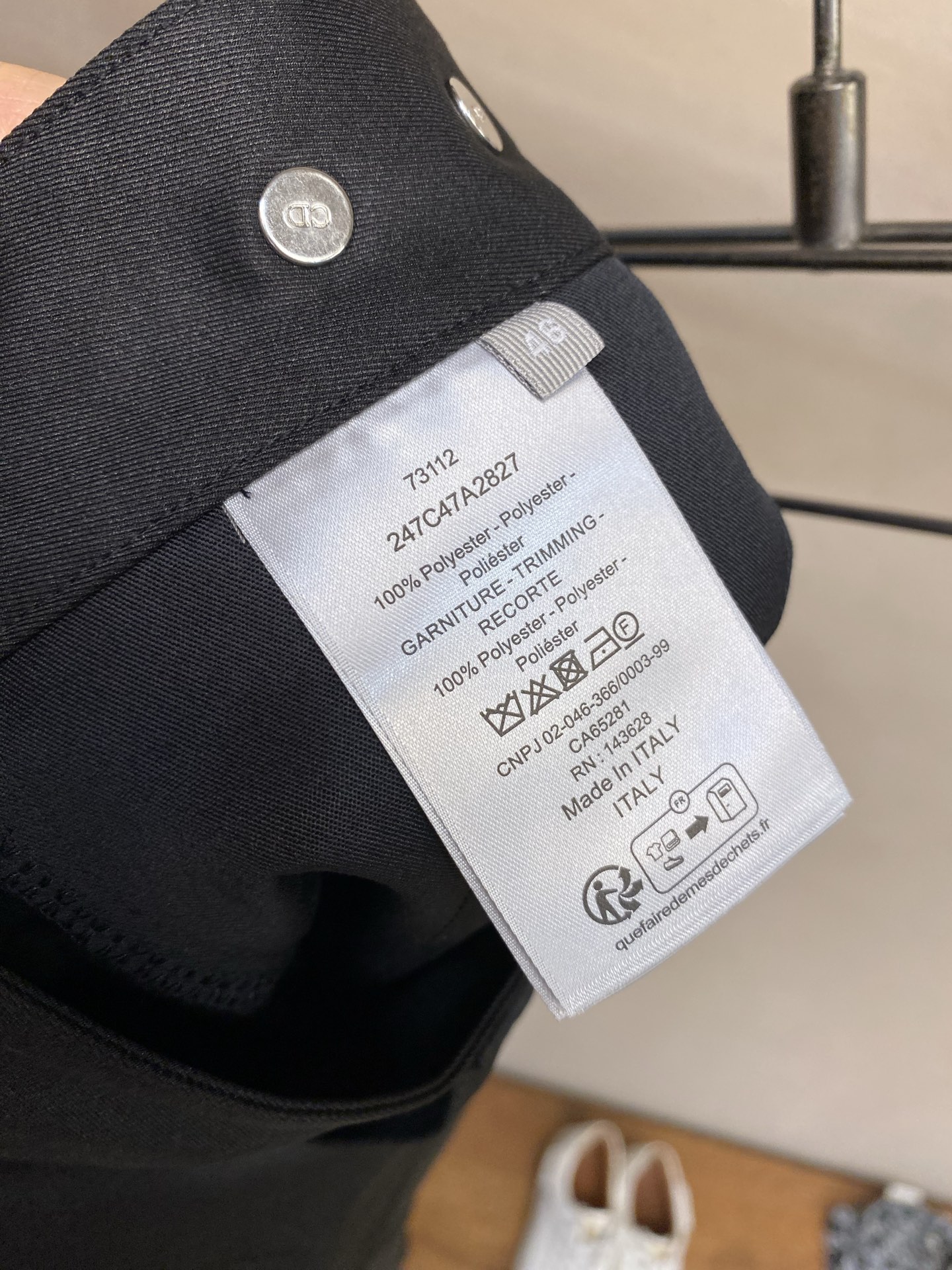 🌟🌟Dior，CD*2026春夏新品工装短裤，前中拉链开合，细纹面料，logo五金标识。多袋工装裤，中腰
