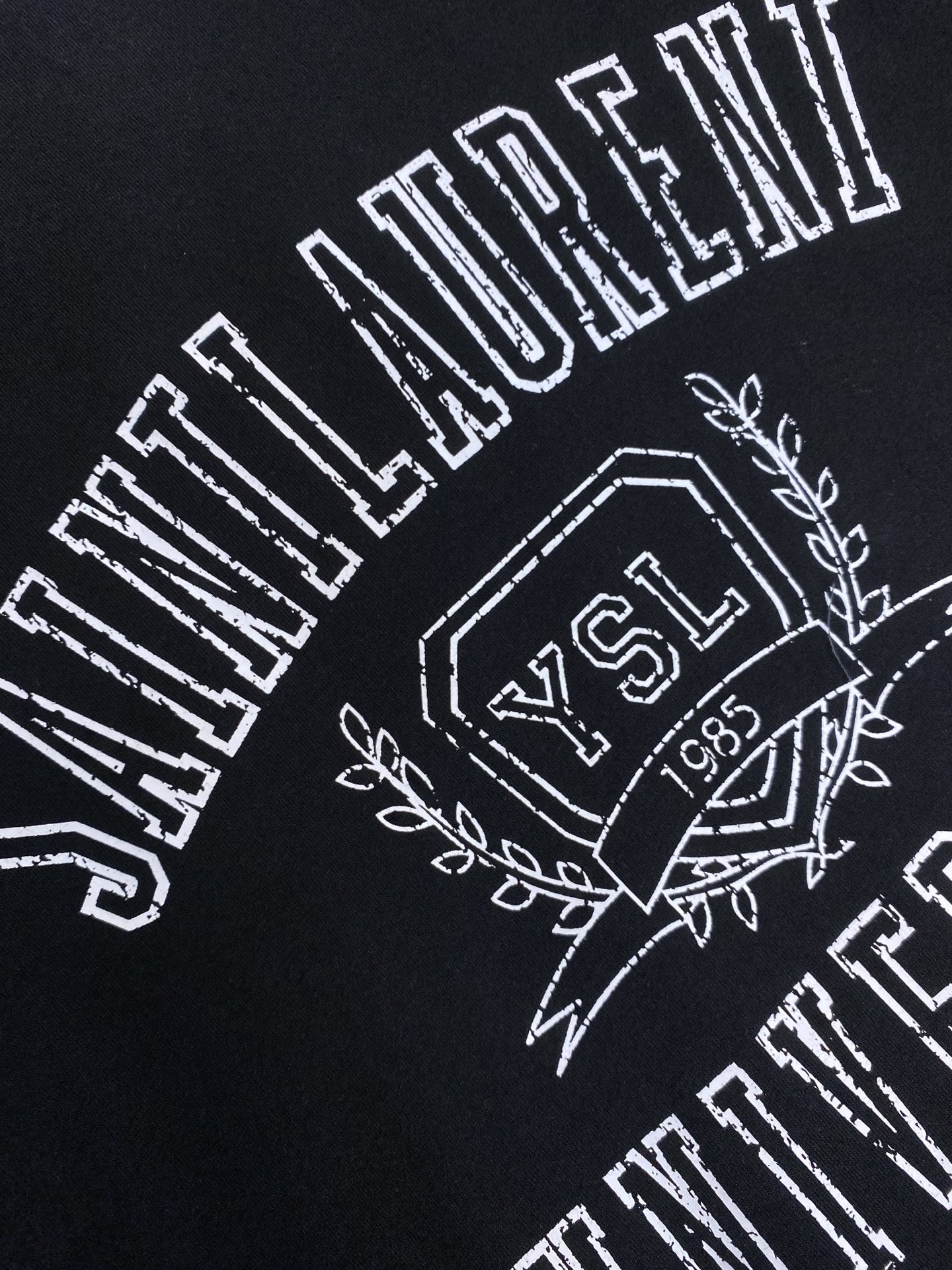 🌟🌟Sloro Piana，圣罗兰夏装新款宽松圆领短袖 logo字母印花设计 柔软透气舒适面料 男女同款
