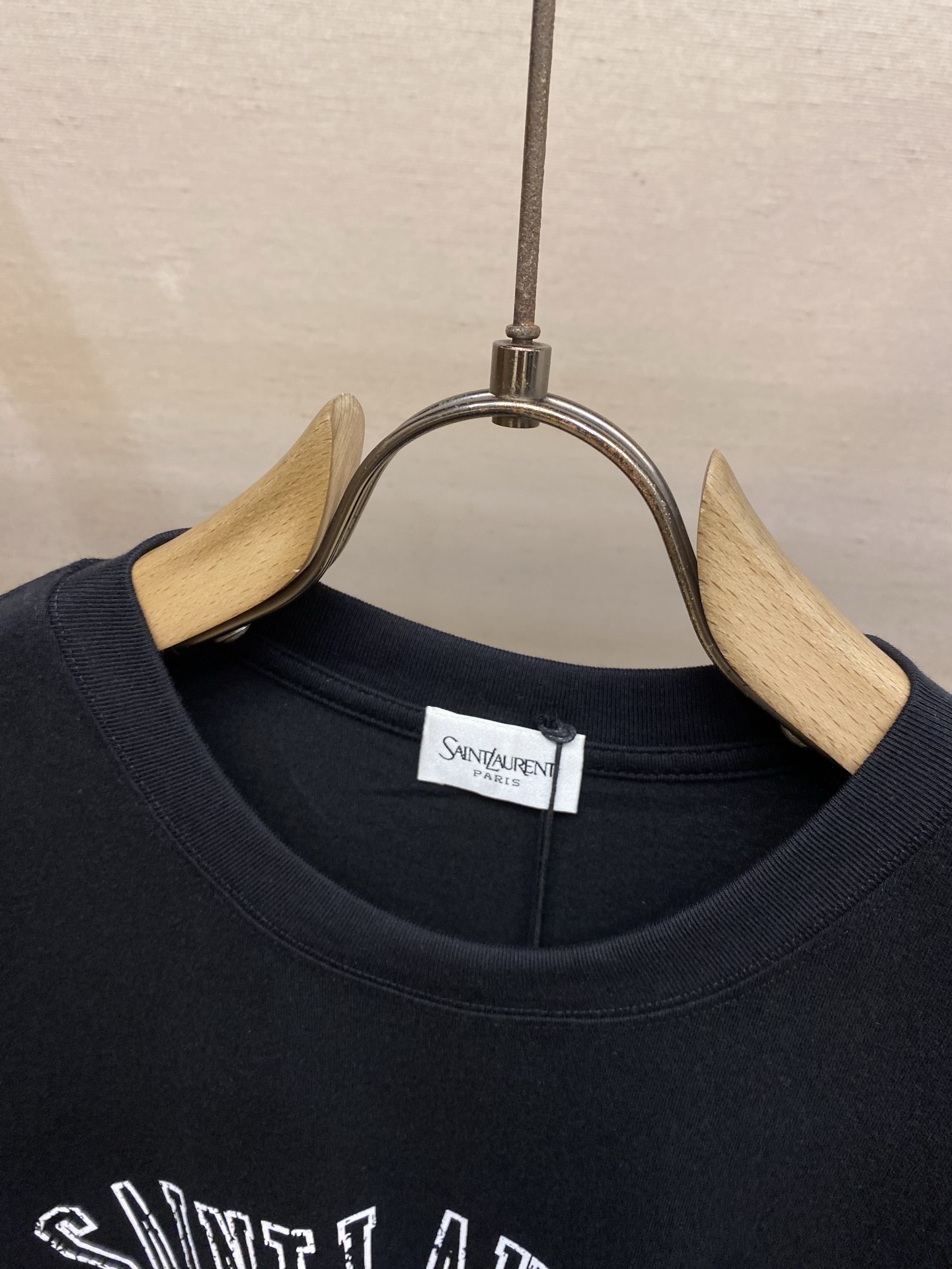 🌟🌟Sloro Piana，圣罗兰夏装新款宽松圆领短袖 logo字母印花设计 柔软透气舒适面料 男女同款