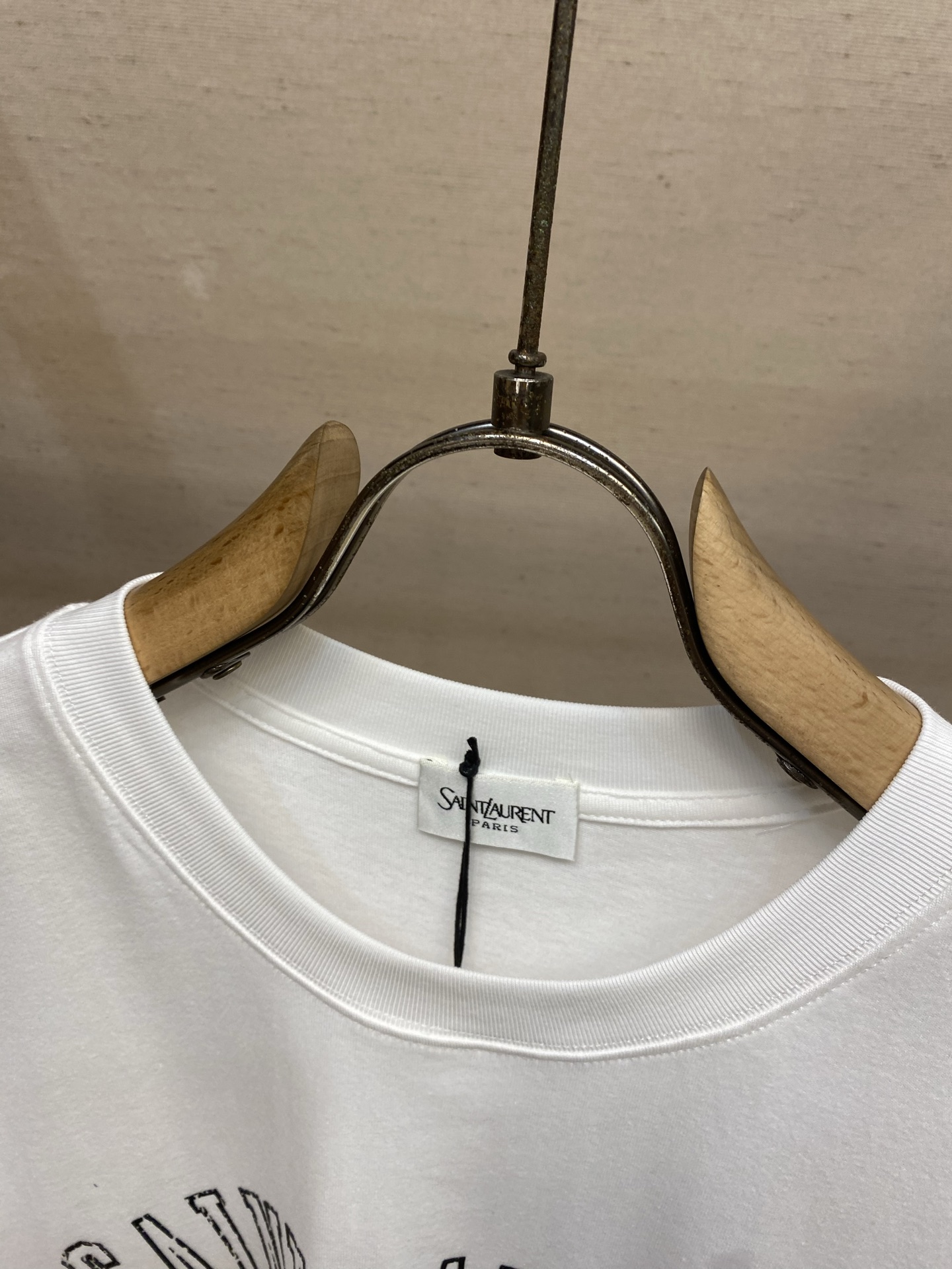 🌟🌟Sloro Piana，圣罗兰夏装新款宽松圆领短袖 logo字母印花设计 柔软透气舒适面料 男女同款