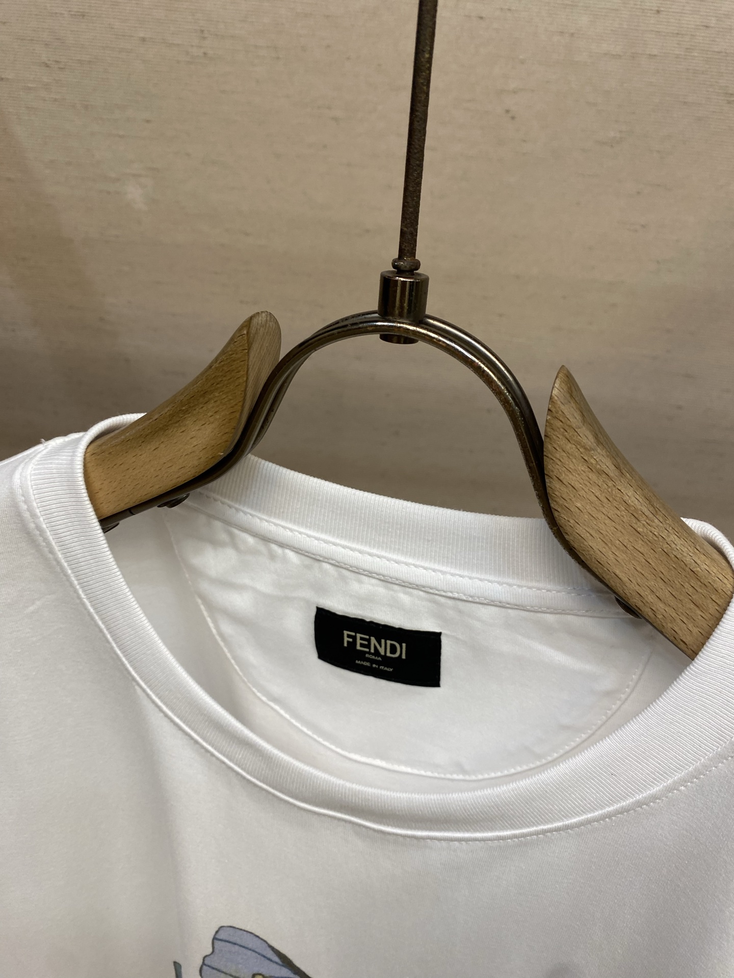🌟🌟Fendi ，Future拼色印花平纹短袖 正品6700购入开发 60支双股赛尔棉180克 1*1配