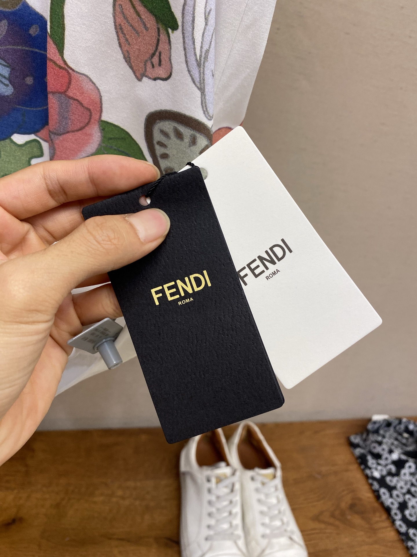 🌟🌟Fendi ，Future拼色印花平纹短袖 正品6700购入开发 60支双股赛尔棉180克 1*1配