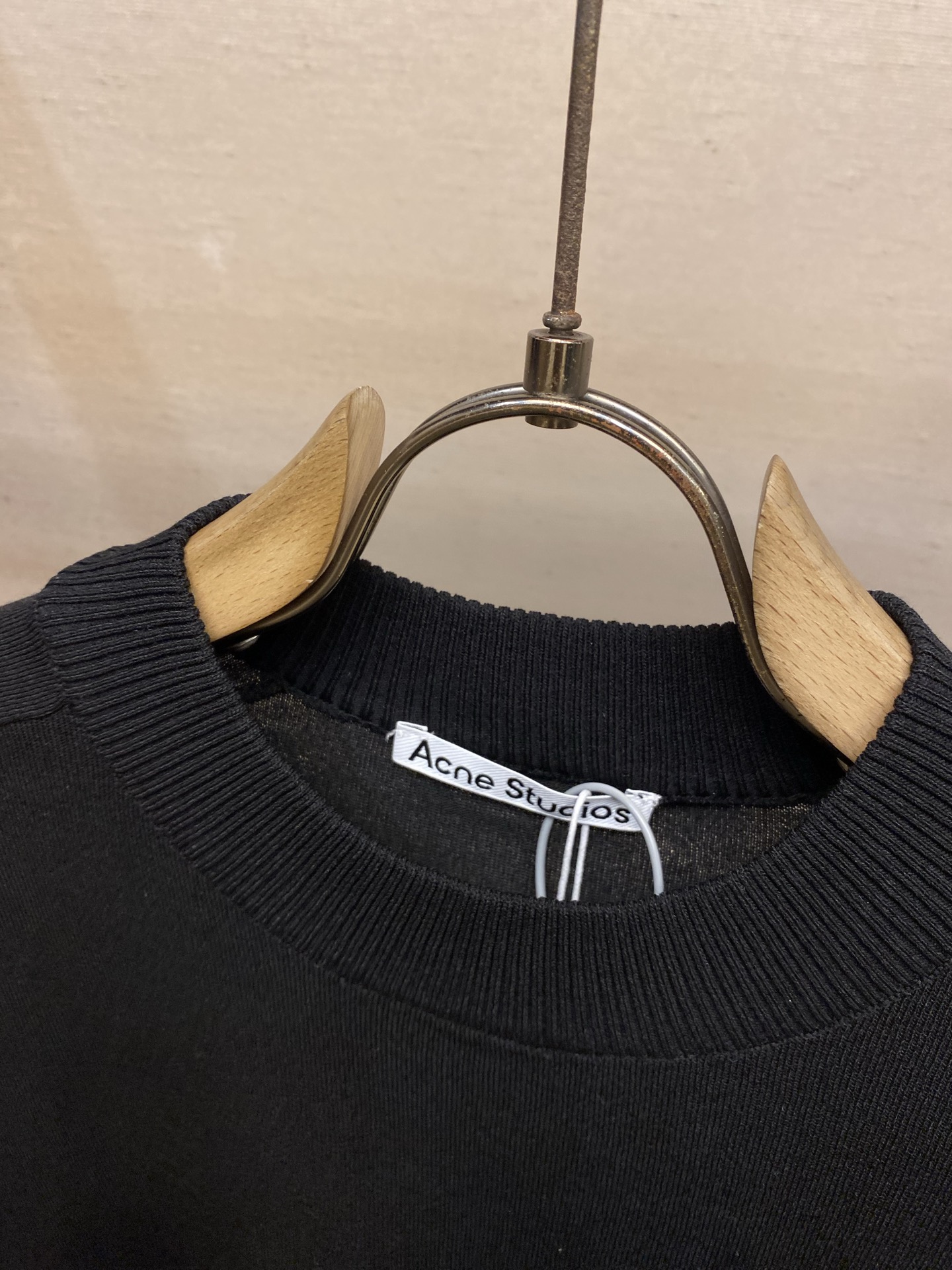 🌟🌟 Acne Studios，26SS刺绣圆领短袖毛衣针织衫 正品4700购入开发 羊毛混纺毛料 进口