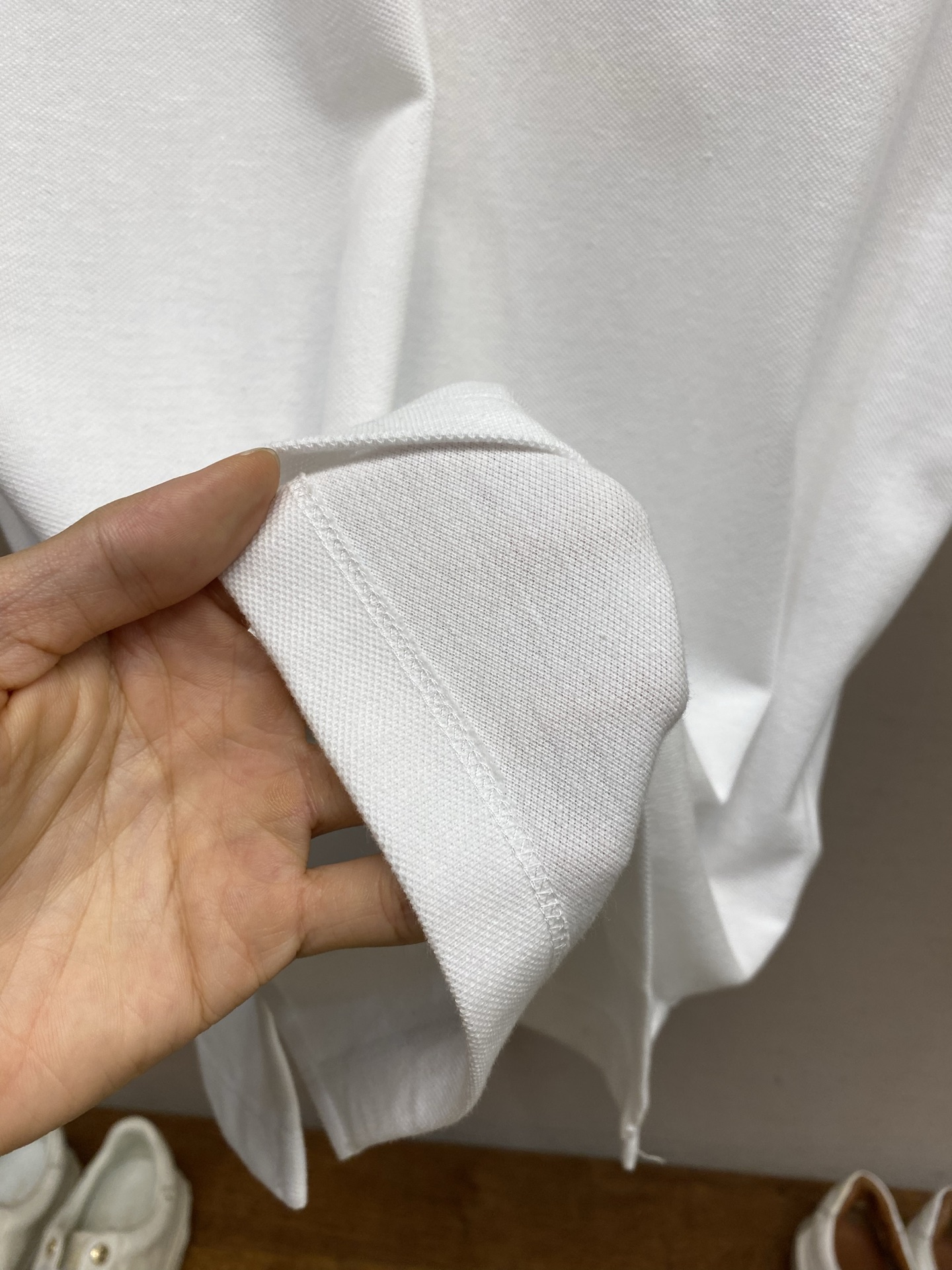 🌟🌟Dior，棉质珠地布刺绣短袖POLO衫 正品7100购入 40支精梳棉珠地布200克 扁机罗纹 进口