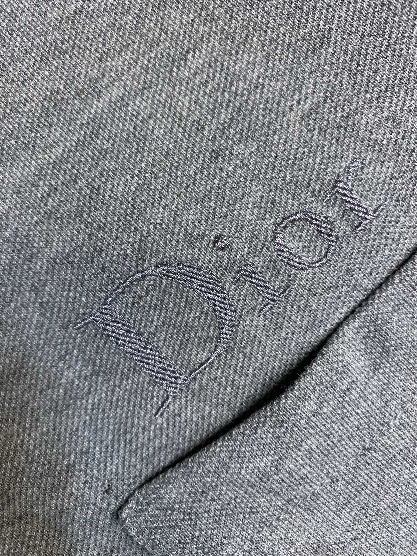 🌟🌟Dior，棉质珠地布刺绣短袖POLO衫 正品7100购入 40支精梳棉珠地布200克 扁机罗纹 进口