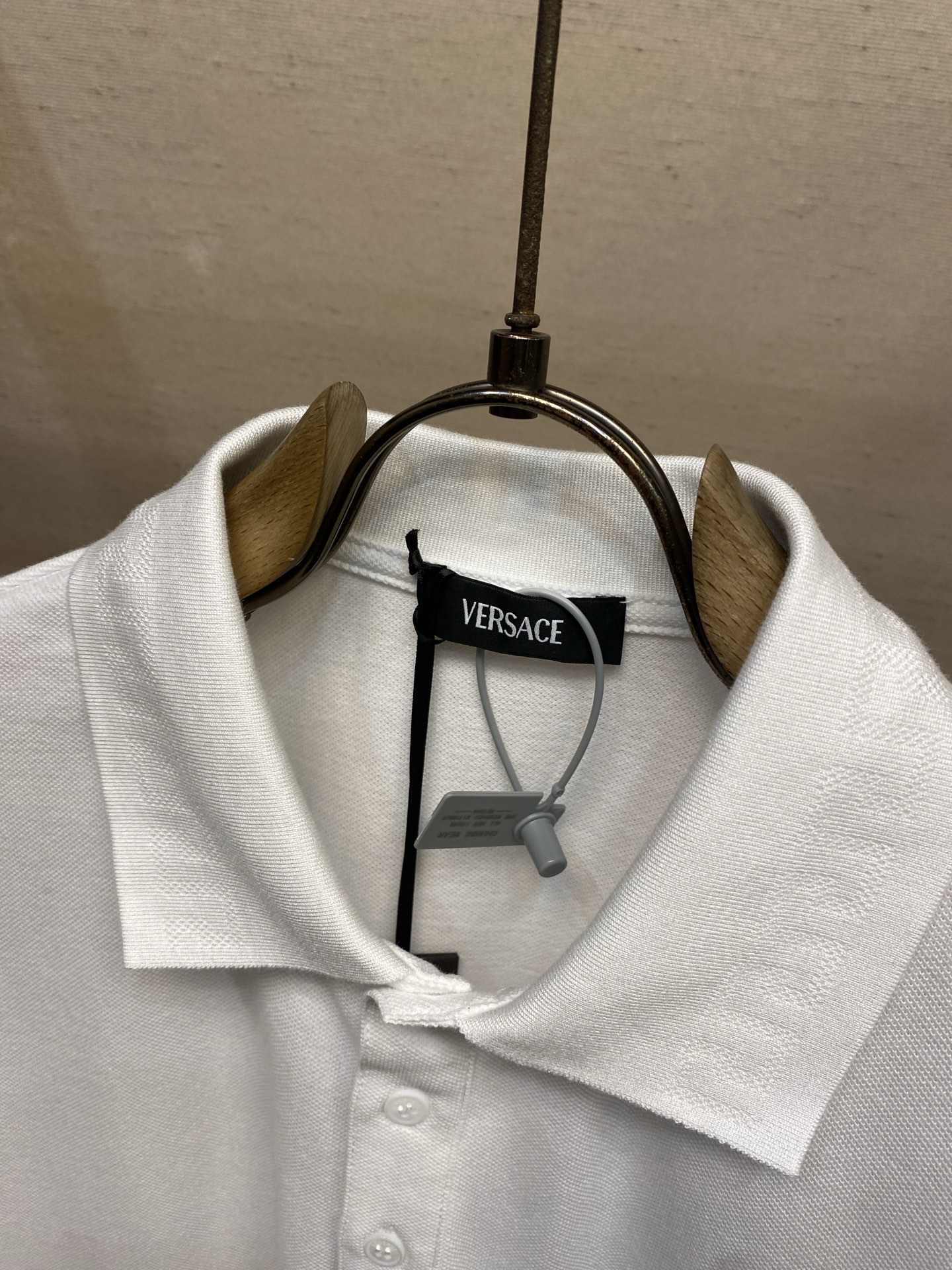 🌟🌟Versace，Medusa刺绣POLO衫 正品2800购入开发 定染32支双股精梳棉单珠地220克