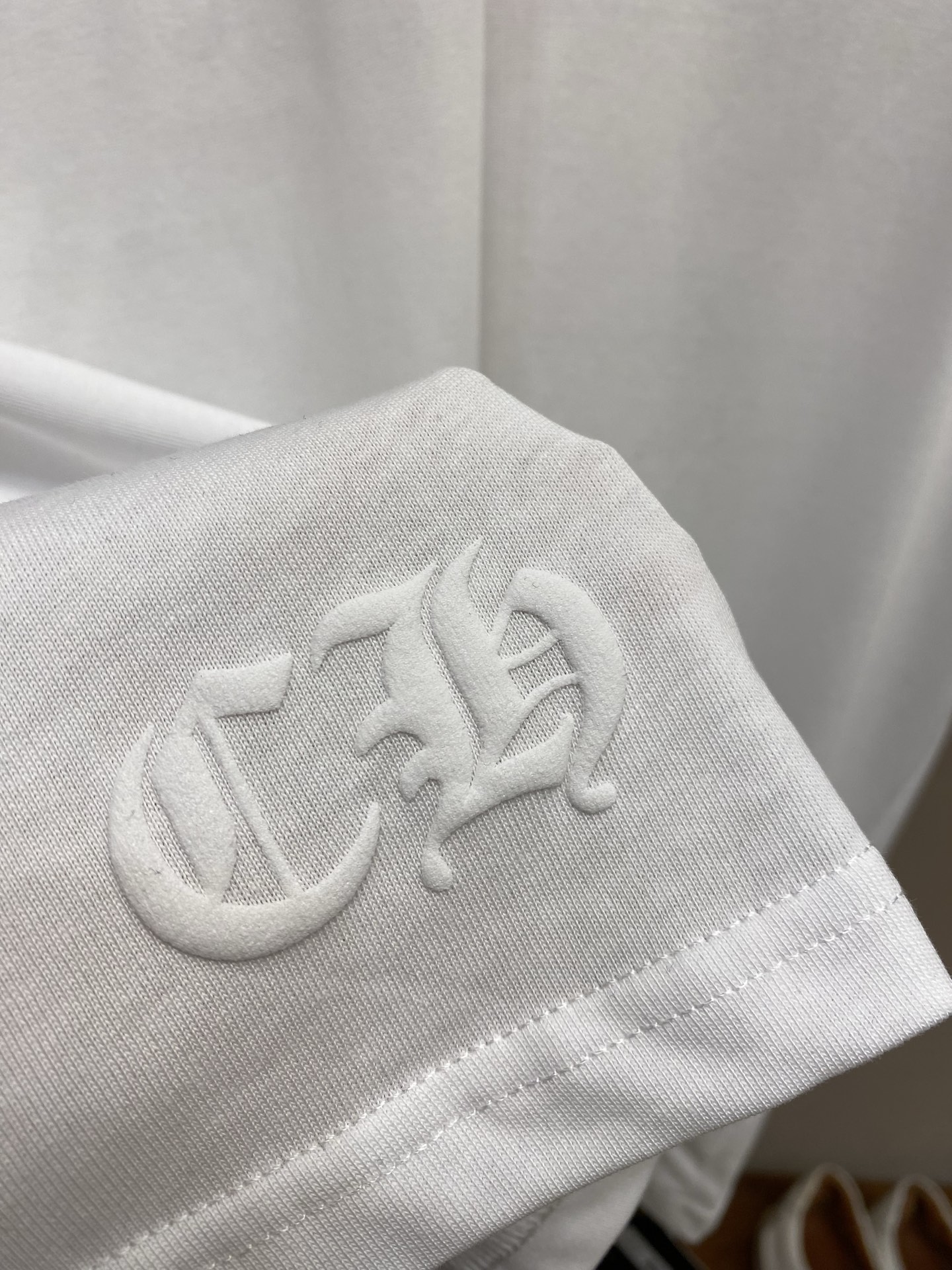 🌟🌟 Chrome Hearts ，26SS 马蹄粉印TEE面料采用26织200克全棉材质 印花采用油墨