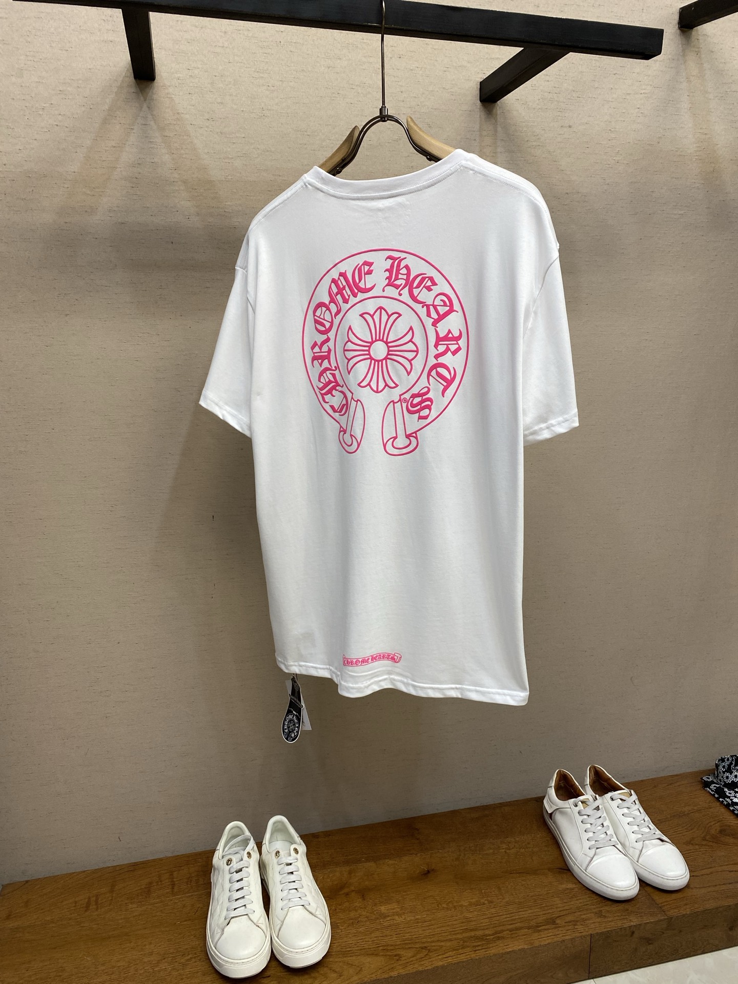 🌟🌟 Chrome Hearts ，26SS 马蹄粉印TEE面料采用26织200克全棉材质 印花采用油墨