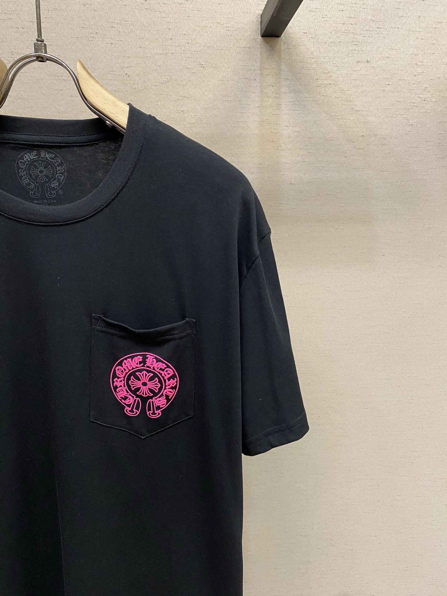 🌟🌟 Chrome Hearts ，26SS 马蹄粉印TEE面料采用26织200克全棉材质 印花采用油墨