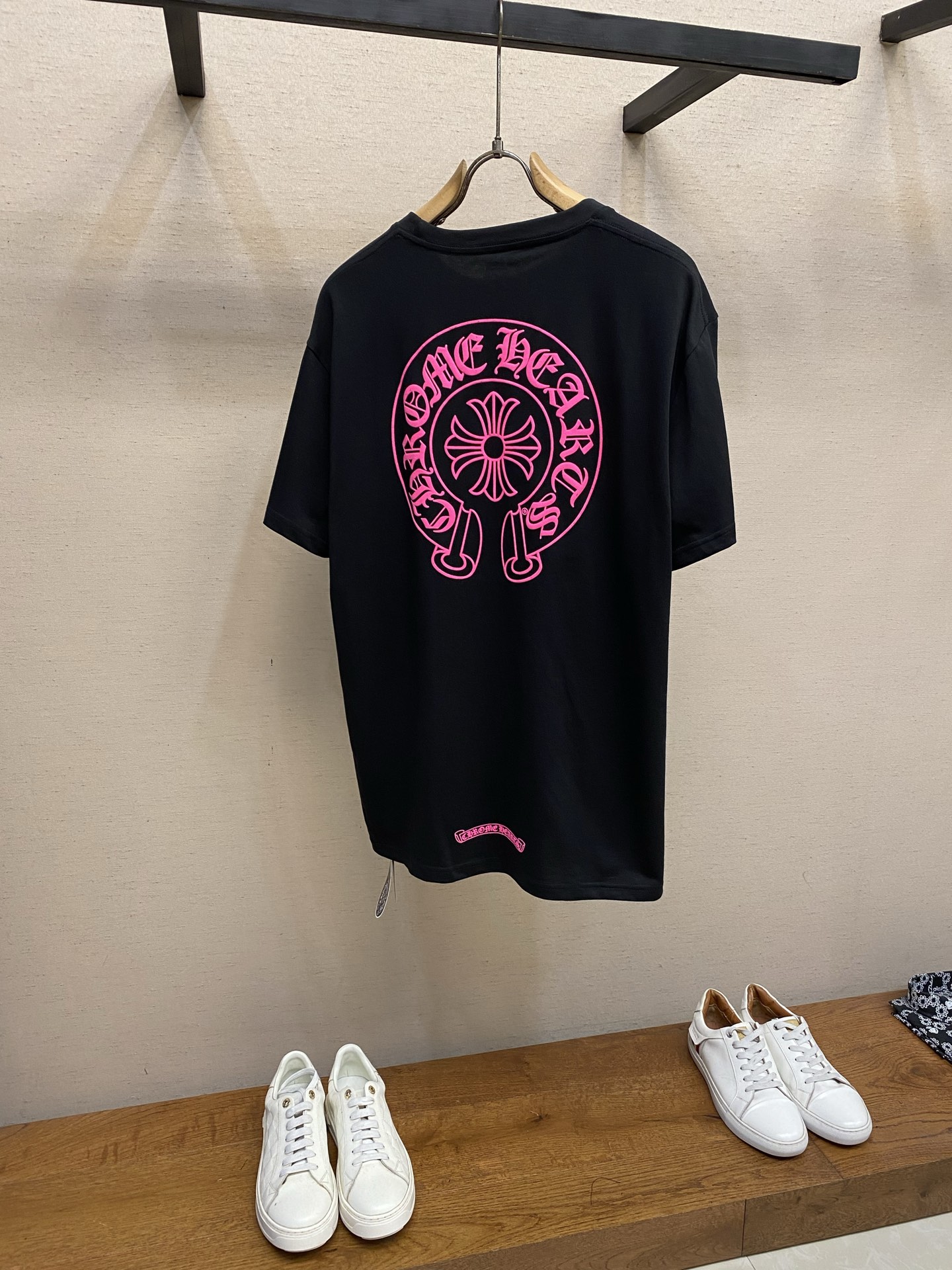 🌟🌟 Chrome Hearts ，26SS 马蹄粉印TEE面料采用26织200克全棉材质 印花采用油墨