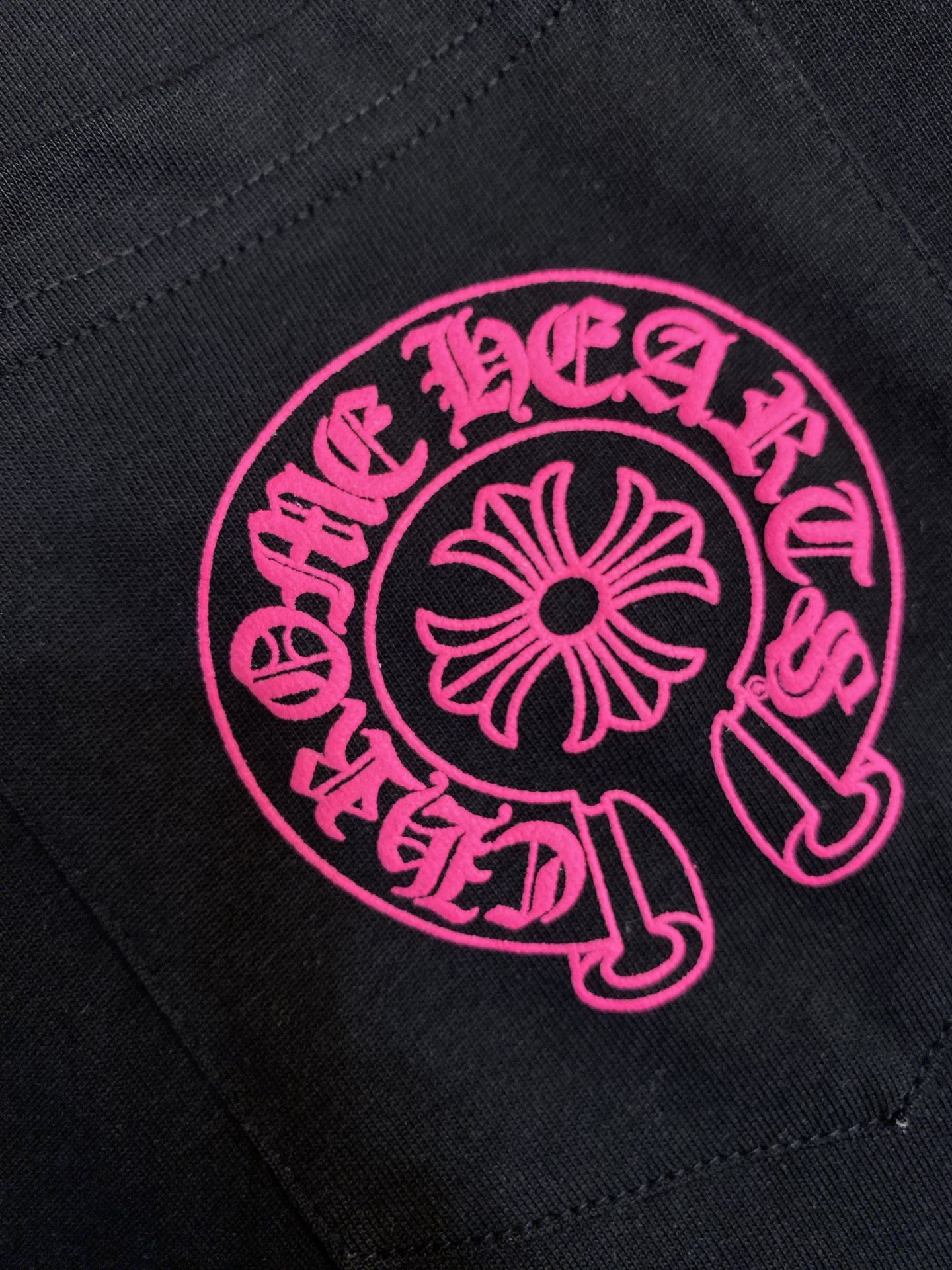 🌟🌟 Chrome Hearts ，26SS 马蹄粉印TEE面料采用26织200克全棉材质 印花采用油墨