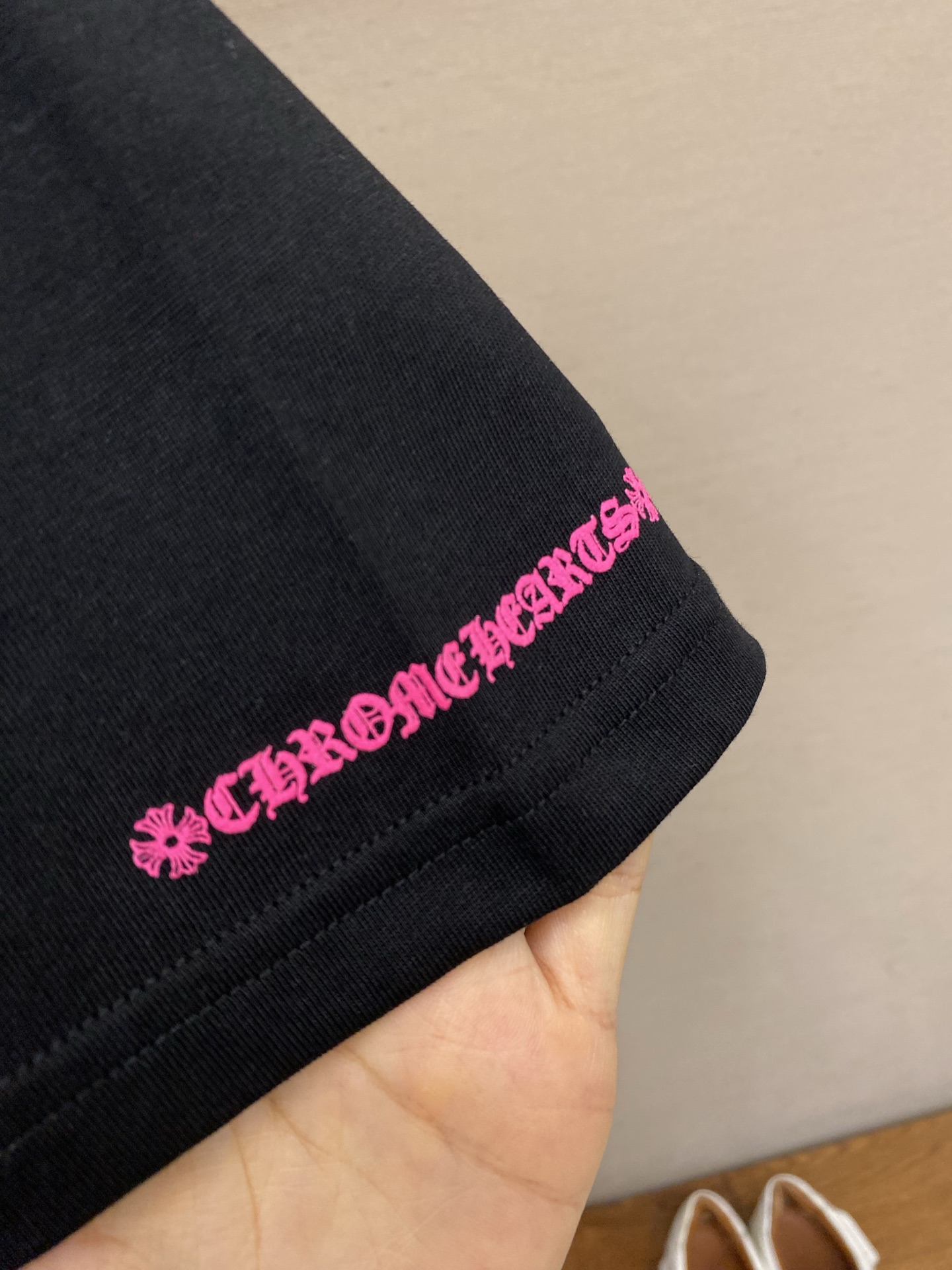 🌟🌟 Chrome Hearts ，26SS 马蹄粉印TEE面料采用26织200克全棉材质 印花采用油墨