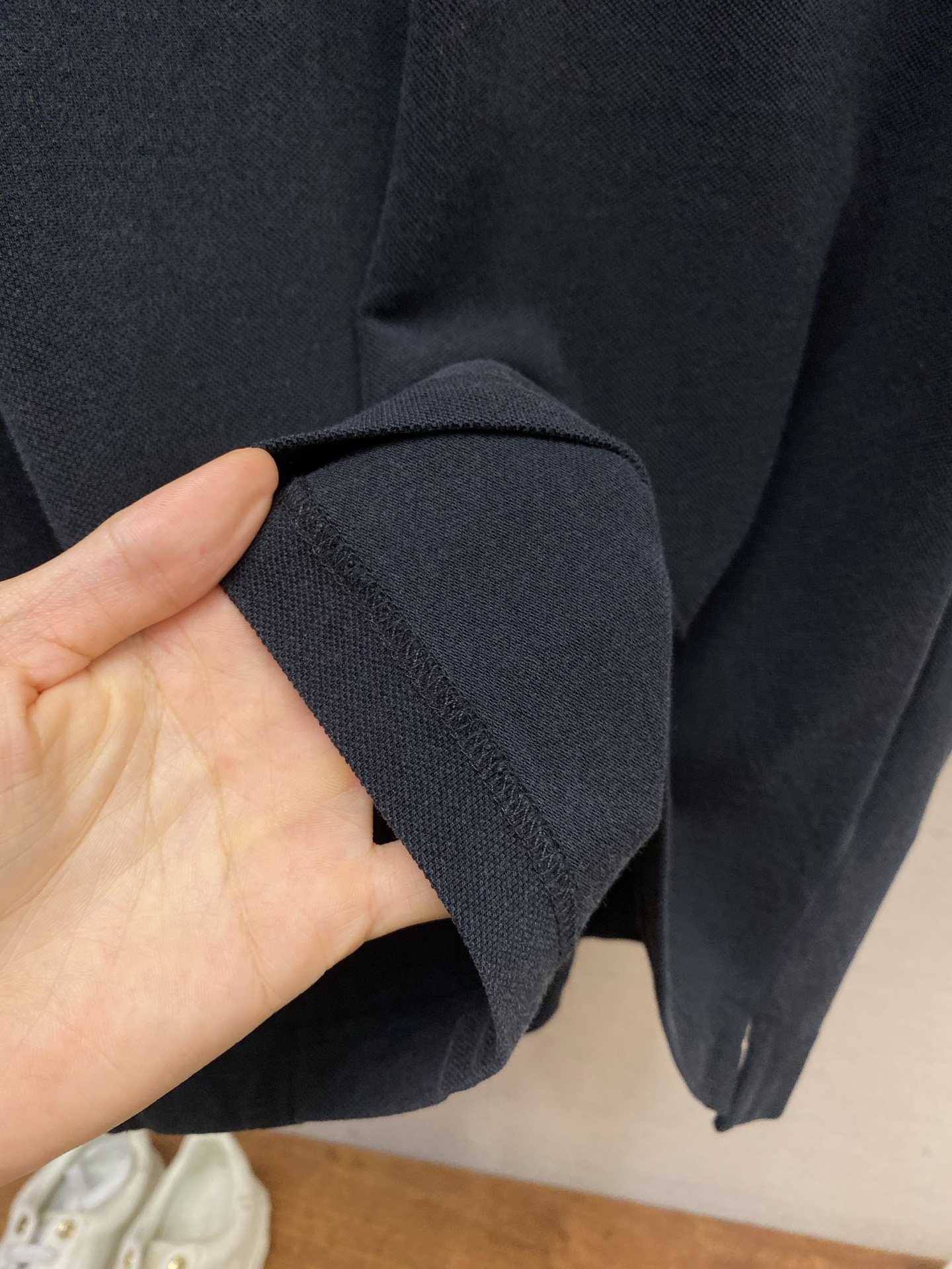 🌟🌟，Acne Studios夏装新款宽松OS版型珠地面料刺绣Polo衫 尺码：S-XL