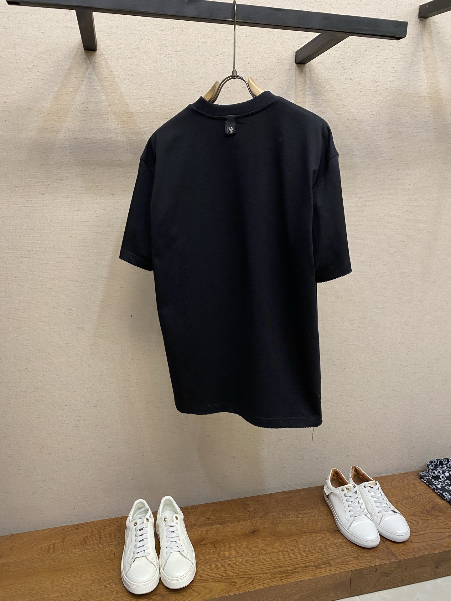 🌟🌟，Chrome Hearts克罗心新款 重磅高克重纯棉面料 重工十字架logo刺绣 宽松圆领短袖 男