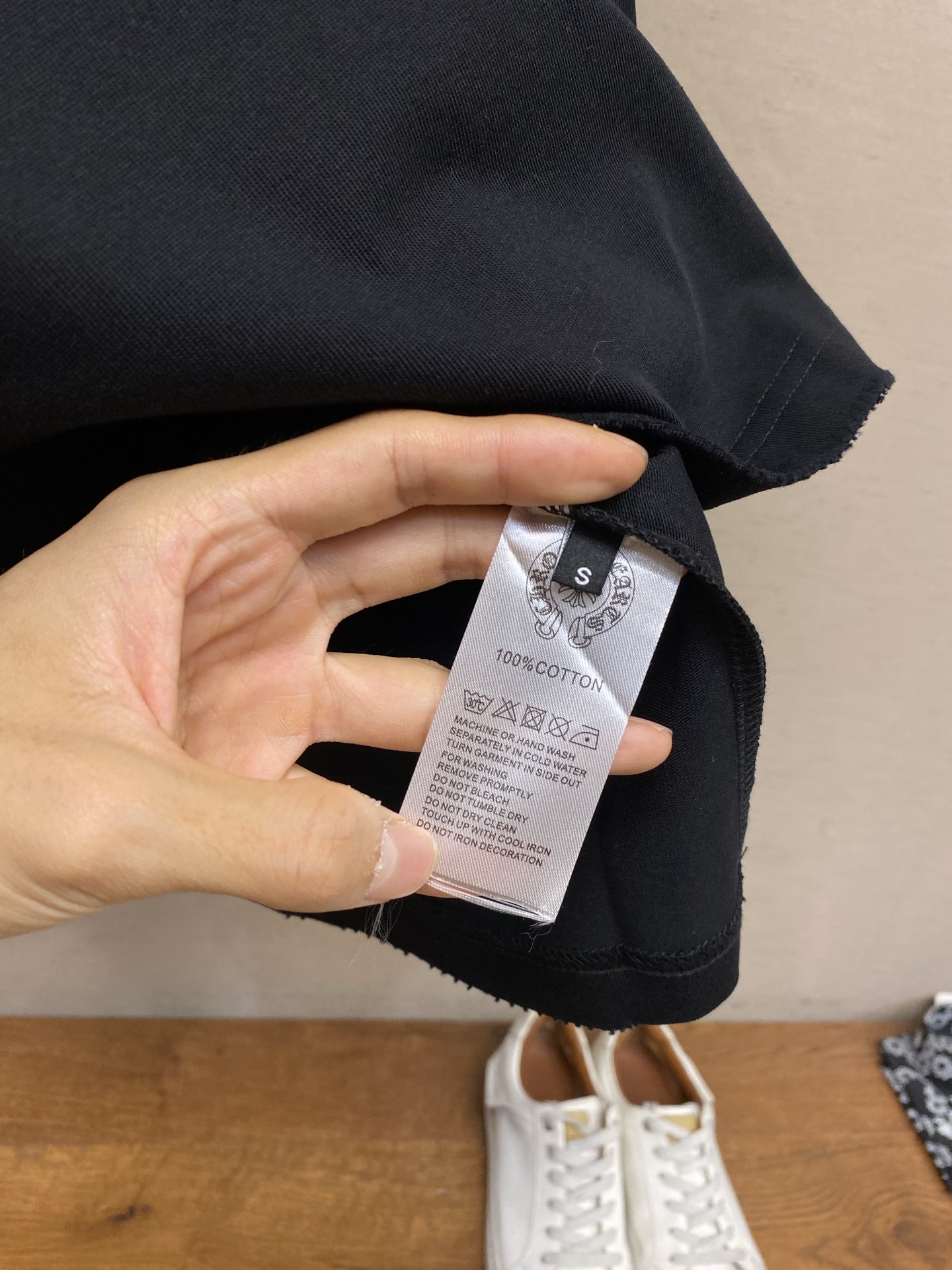 🌟🌟，Chrome Hearts克罗心新款 重磅高克重纯棉面料 重工十字架logo刺绣 宽松圆领短袖 男