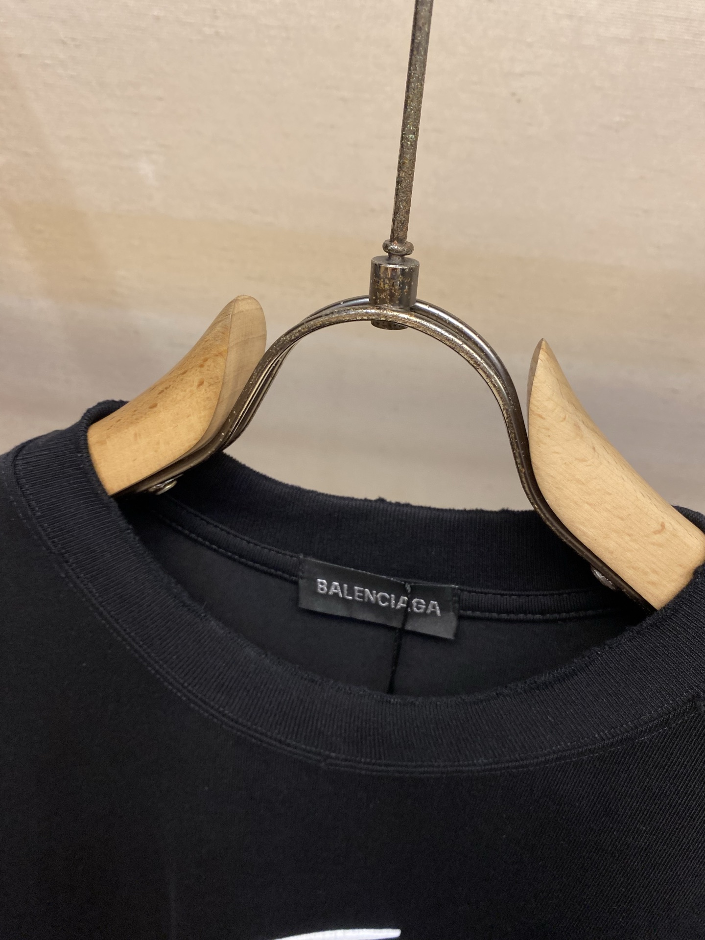 🌟🌟，Balenciaga 巴黎世家新款高克重纯棉圆领短袖 重工刺绣 宽松版型 男女同款尺码：XS-LS