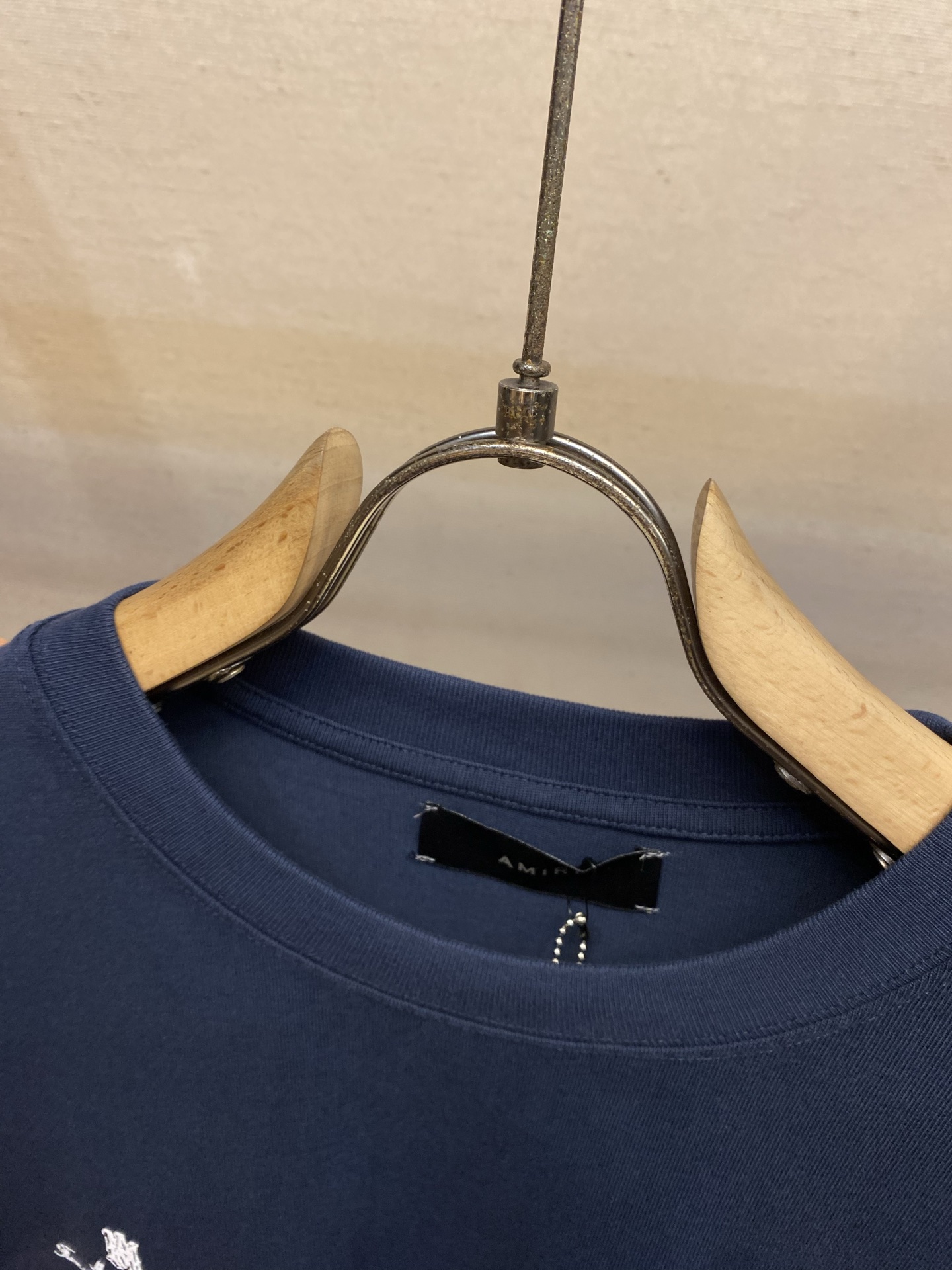 🌟🌟AMIRI，夏装新款 洗水做旧裂纹logo印花 纯棉短袖重磅T恤 尺码：S-XLS：衣长72 胸围1