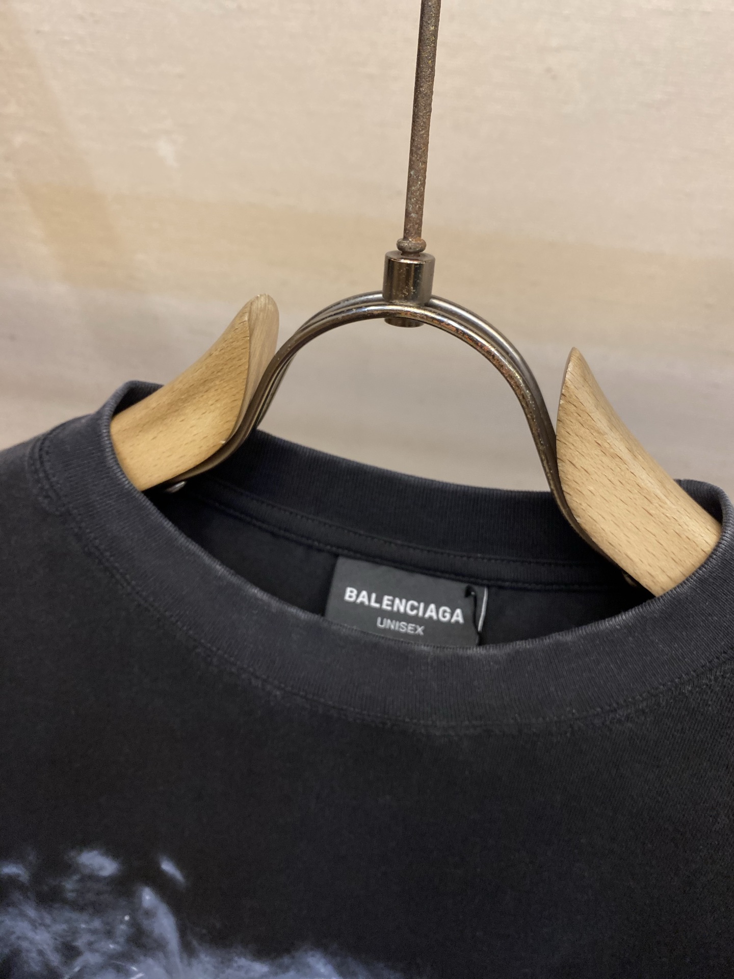 🌟🌟，Balenciaga 巴黎世家新款LOGO印花OS宽松版型圆领纯棉短袖尺码：XS-LXS：衣长73