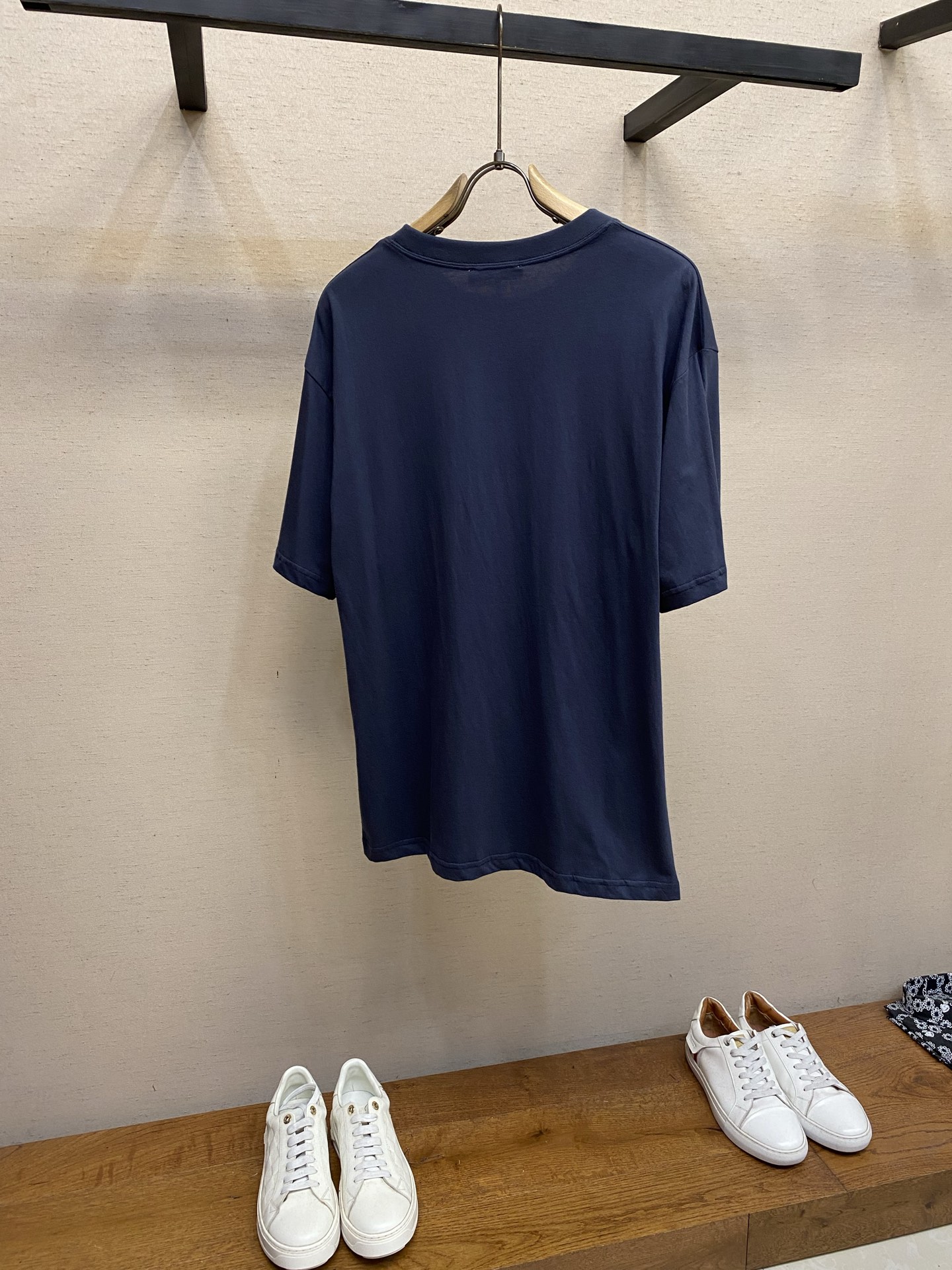 🌟🌟，Acne studios新款圆领纯棉宽松蝴蝶结🎀印花短袖 男女同款尺码：S-XLS：衣长72 胸围