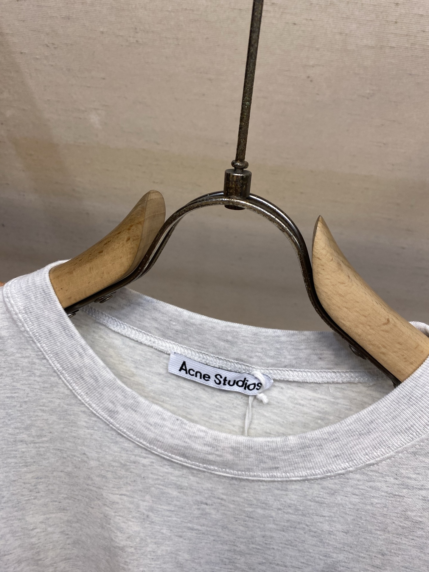 🌟🌟，Acne studios新款圆领纯棉宽松蝴蝶结🎀印花短袖 男女同款尺码：S-XLS：衣长72 胸围