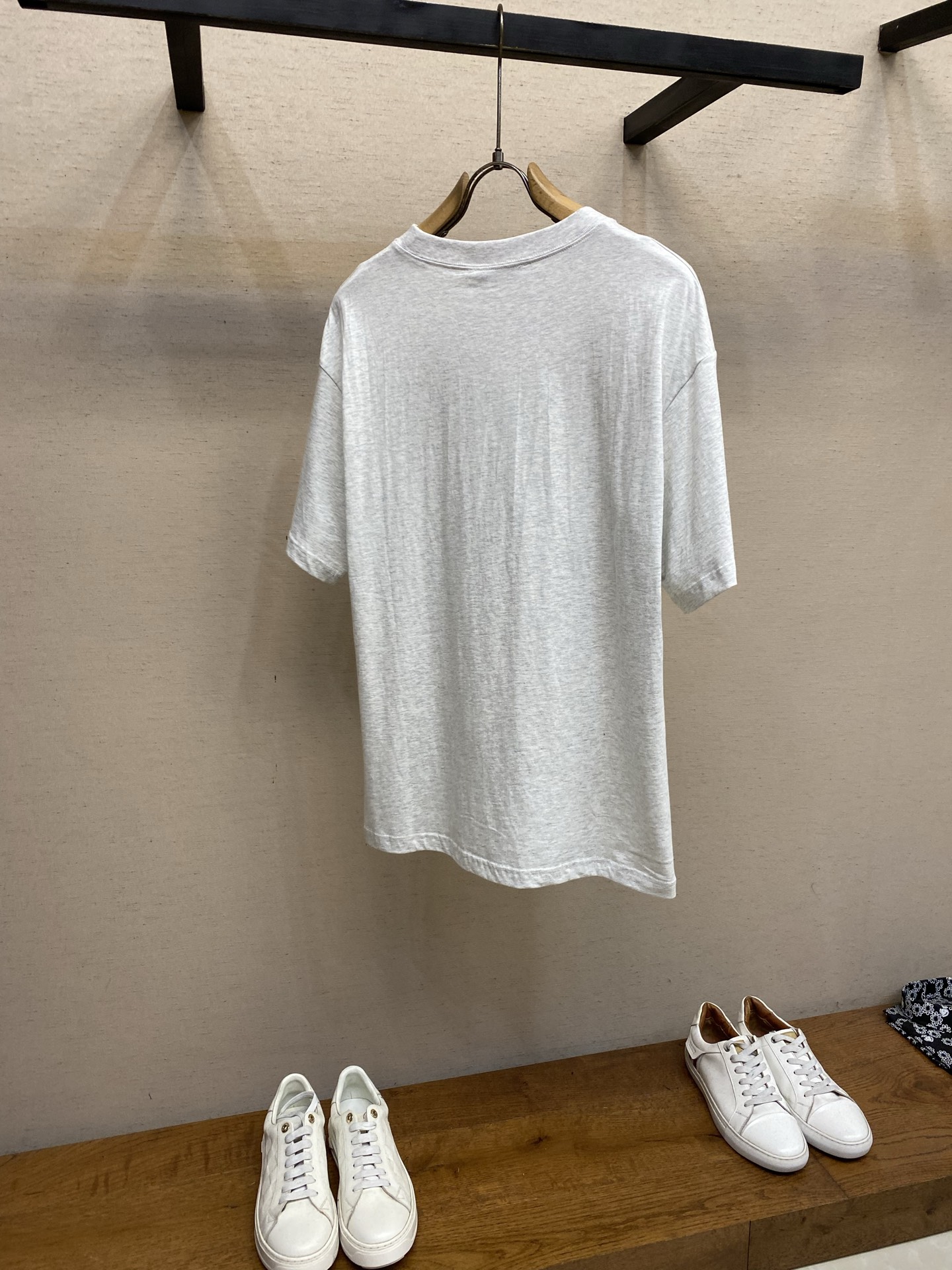 🌟🌟，Acne studios新款圆领纯棉宽松蝴蝶结🎀印花短袖 男女同款尺码：S-XLS：衣长72 胸围