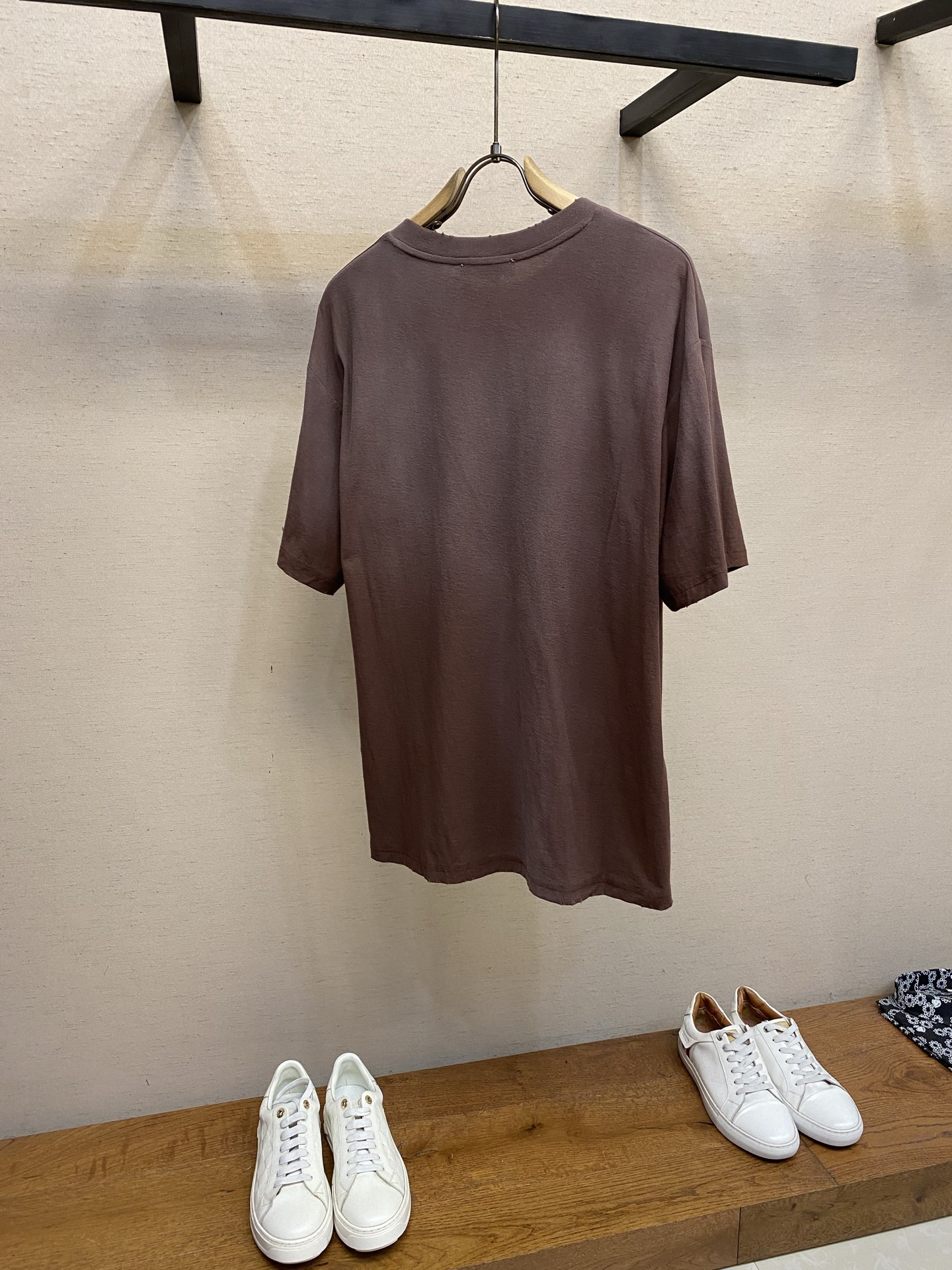 🌟🌟，Acne studios新款圆领纯棉宽松口袋logo印花短袖 男女同款尺码：S-XL