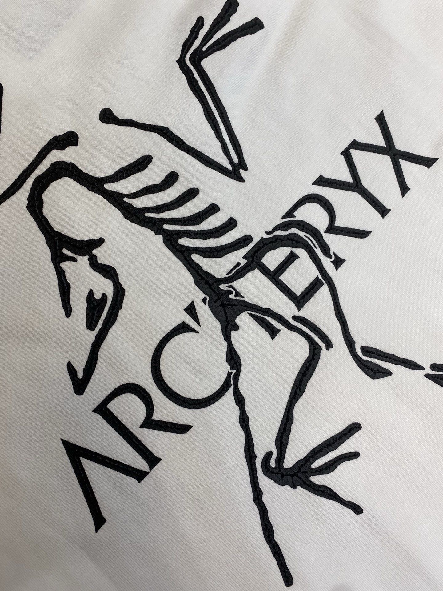 🌟🌟Arctery，始祖鸟新款 重磅高克重纯棉面料 logo厚胶印花宽松圆领短袖 男女同款尺码：XS-L