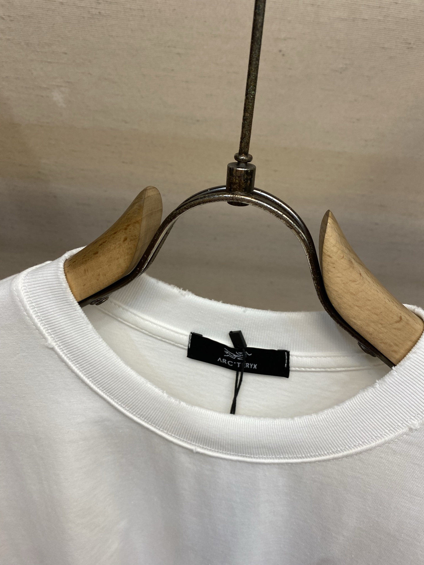 🌟🌟Arctery，始祖鸟新款 重磅高克重纯棉面料 logo厚胶印花宽松圆领短袖 男女同款尺码：XS-L